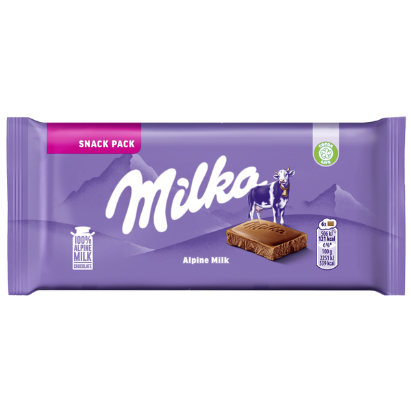 Tablete de Chocolate de Leite Milka