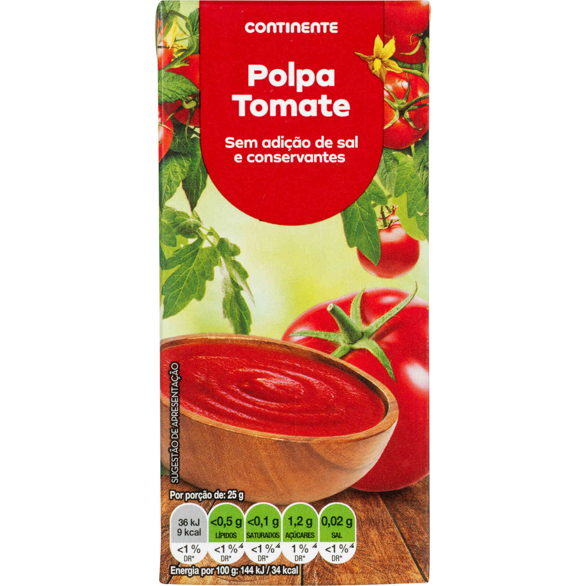 Polpa de Tomate Continente