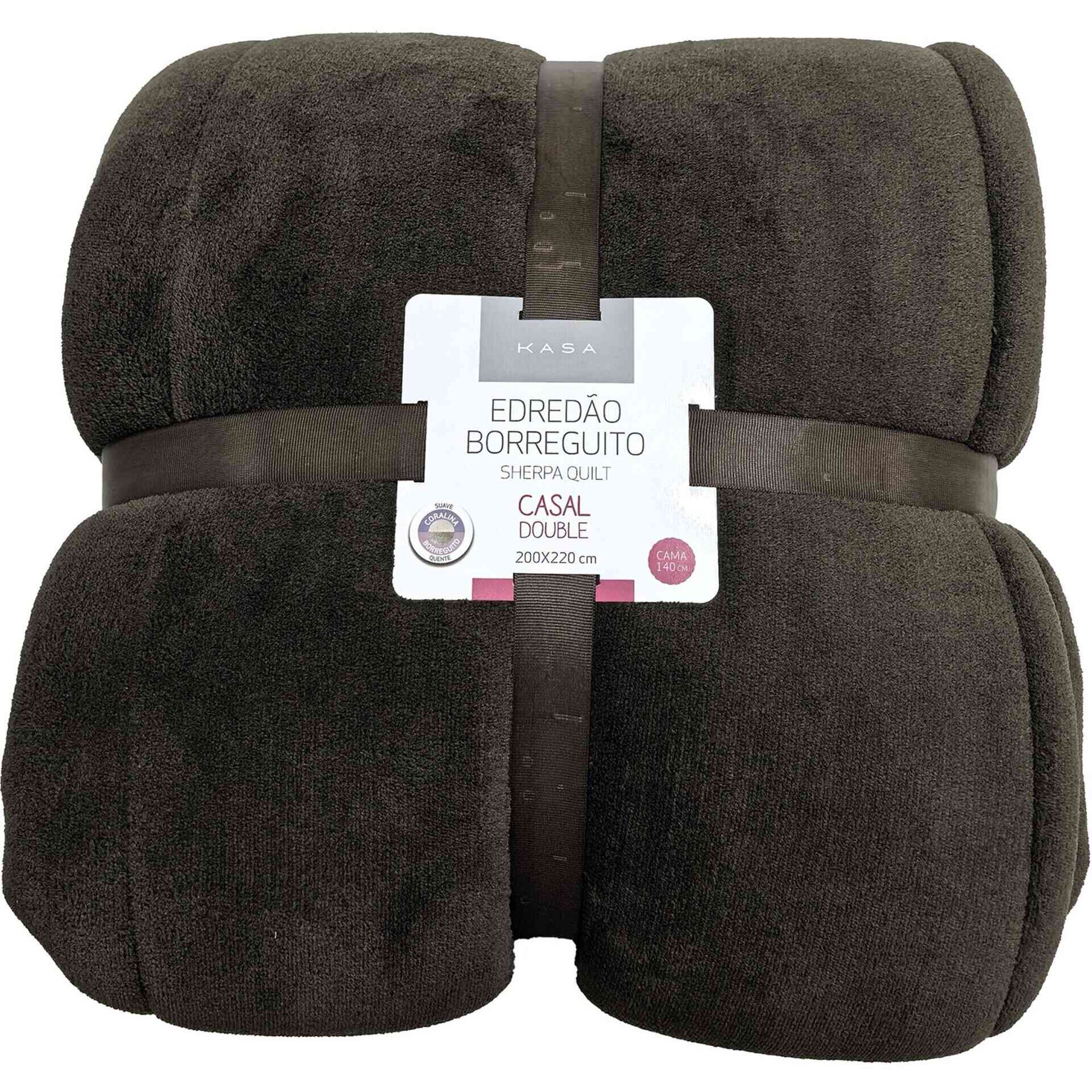 Edredão Coral Borreguito Castanho
