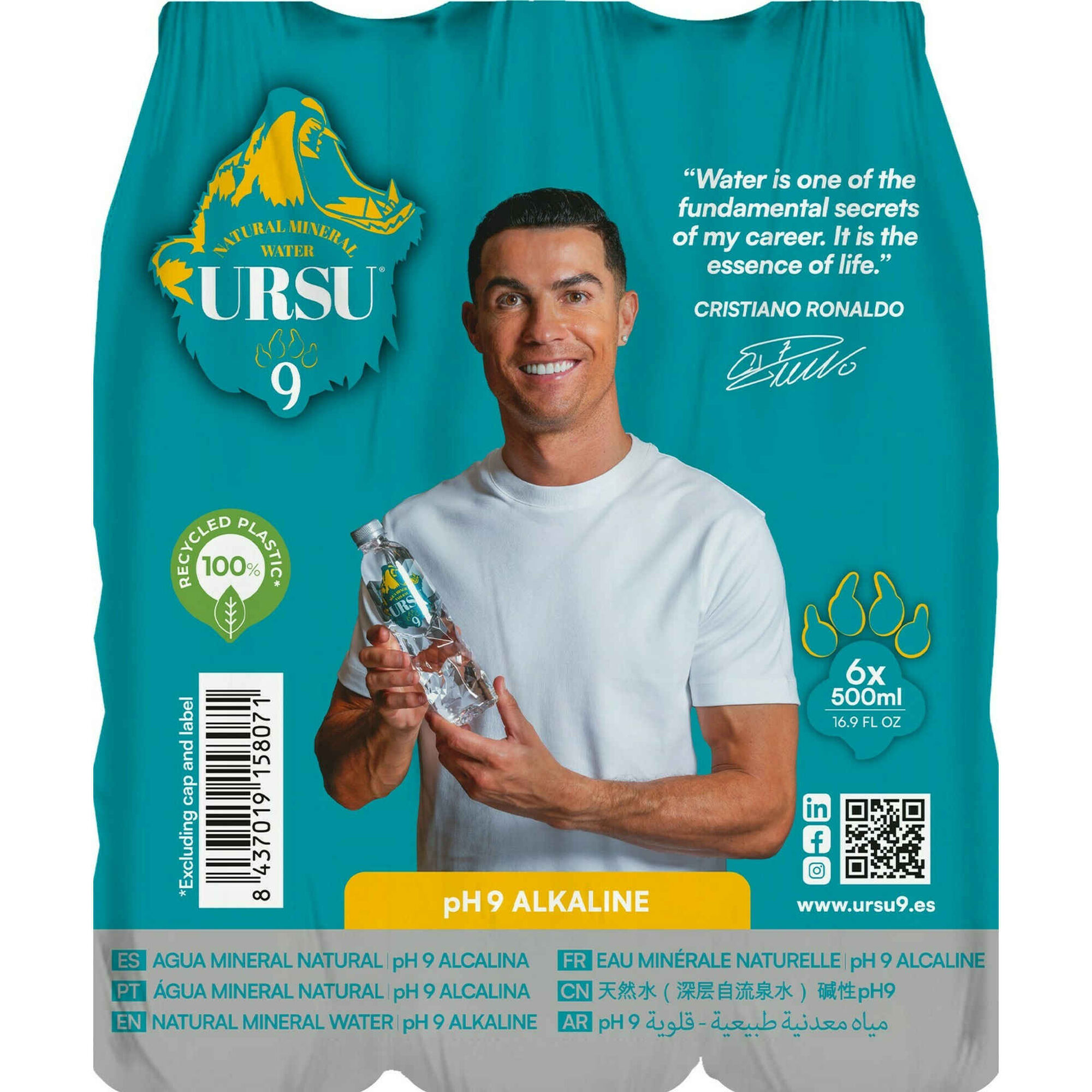 Água sem Gás pH9
