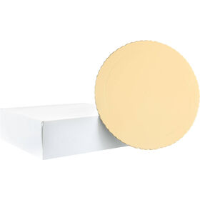 Conjunto Base 32cm Dourada e Caixa Cartolina Kasa