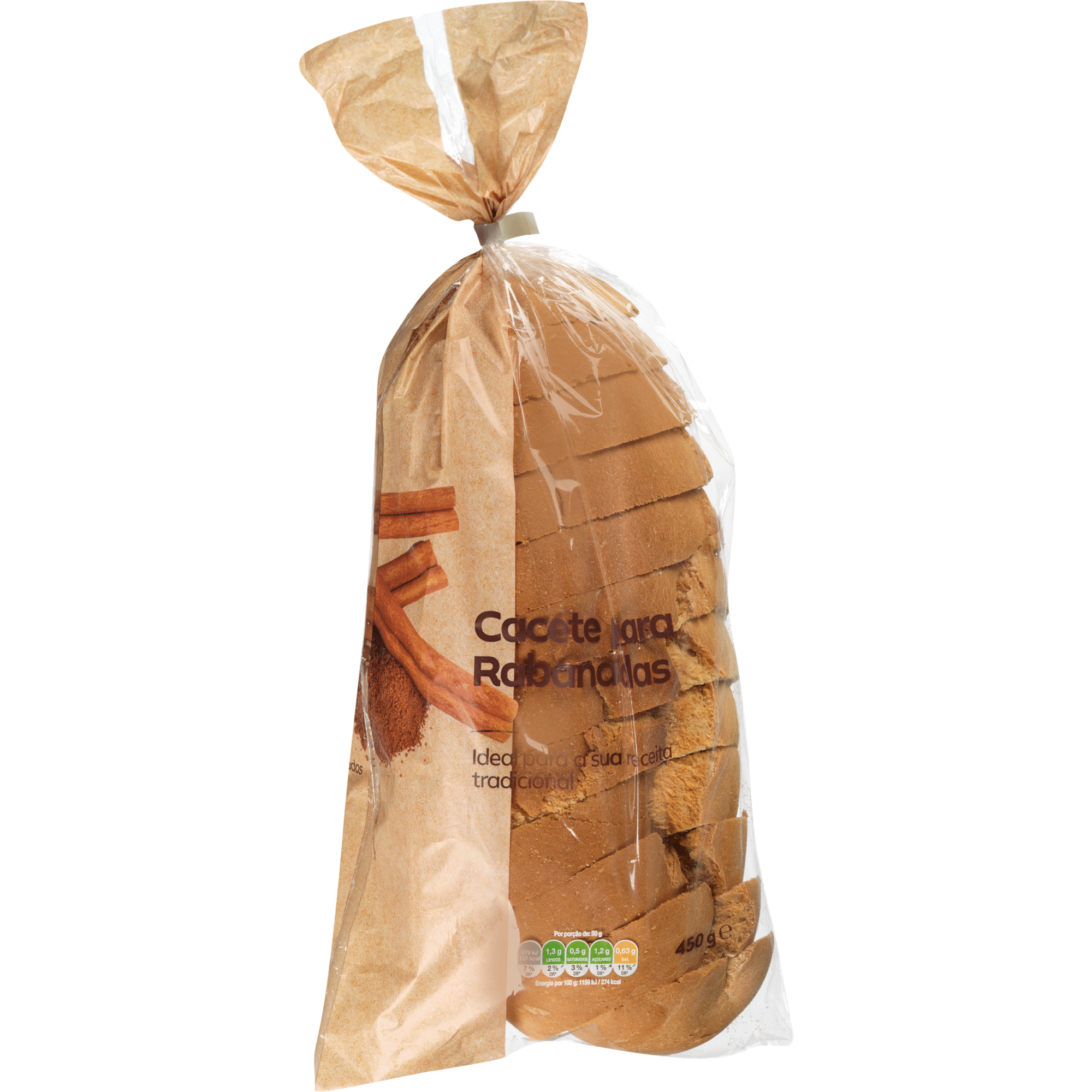 Cacete de Rabanadas com Canela