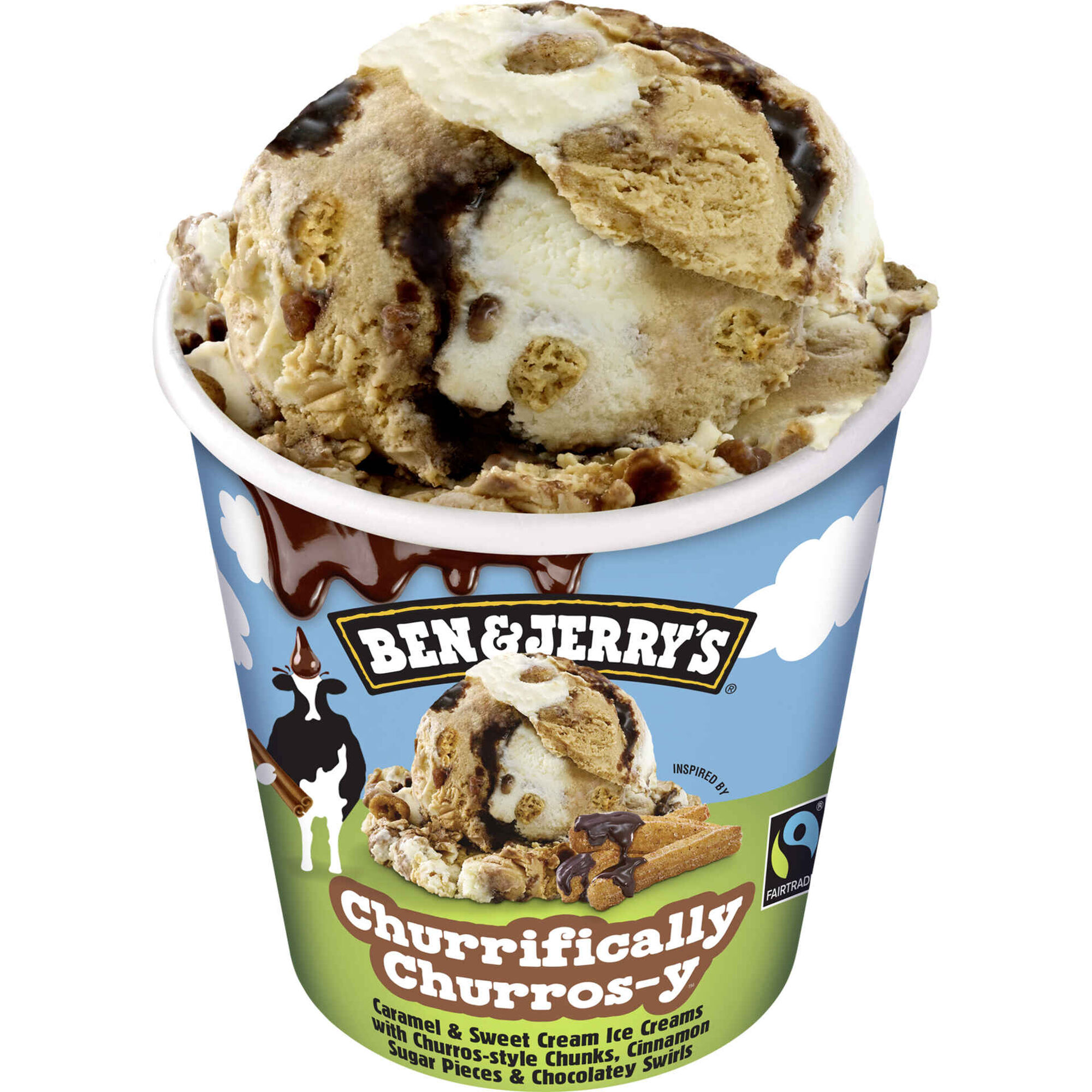 Gelado Churrifically Churros-y Ben & Jerry's