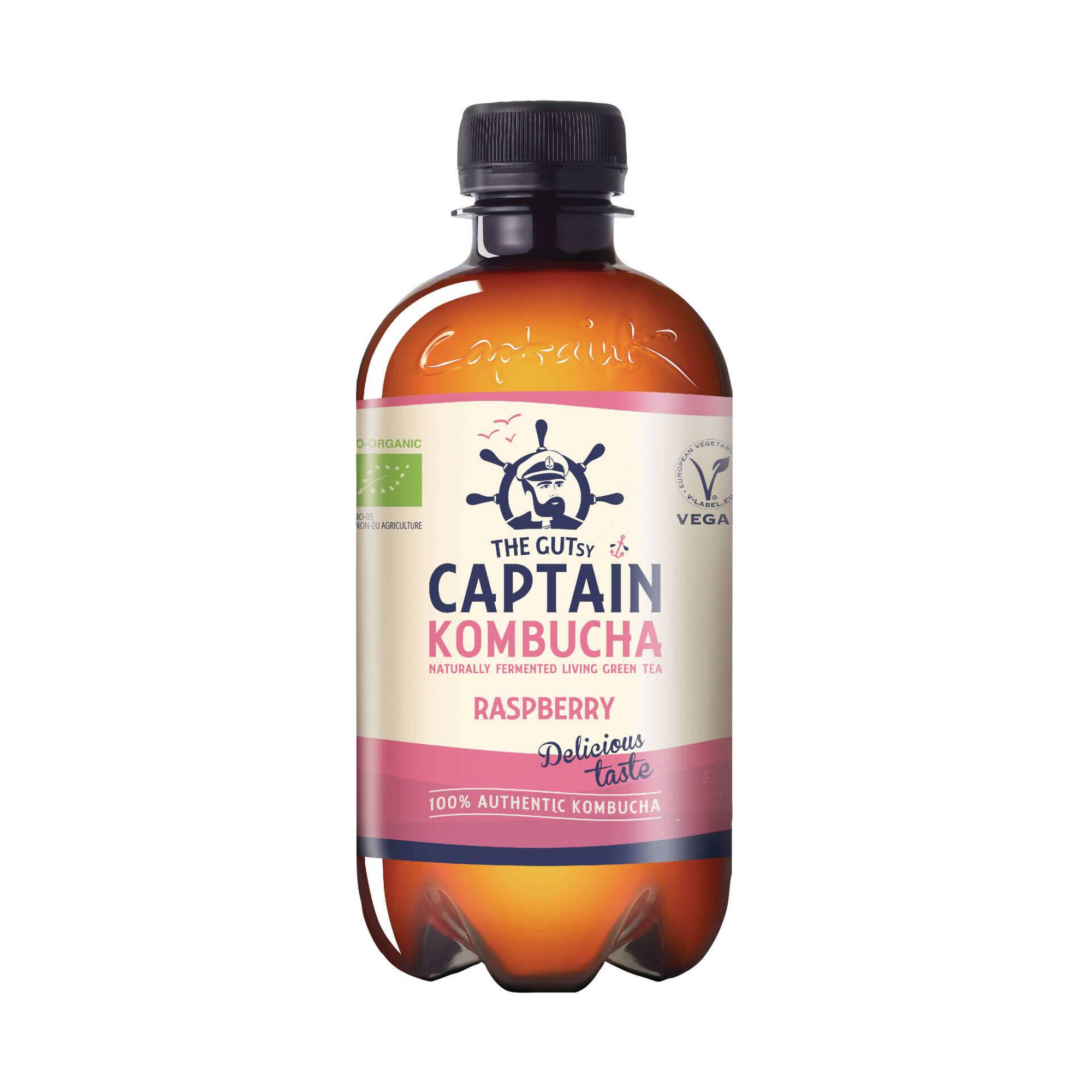 Bebida Kombucha Framboesa The Gutsy Captain