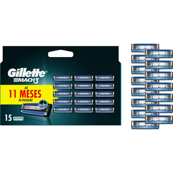 Recarga de Lâminas Mach3 Gillette