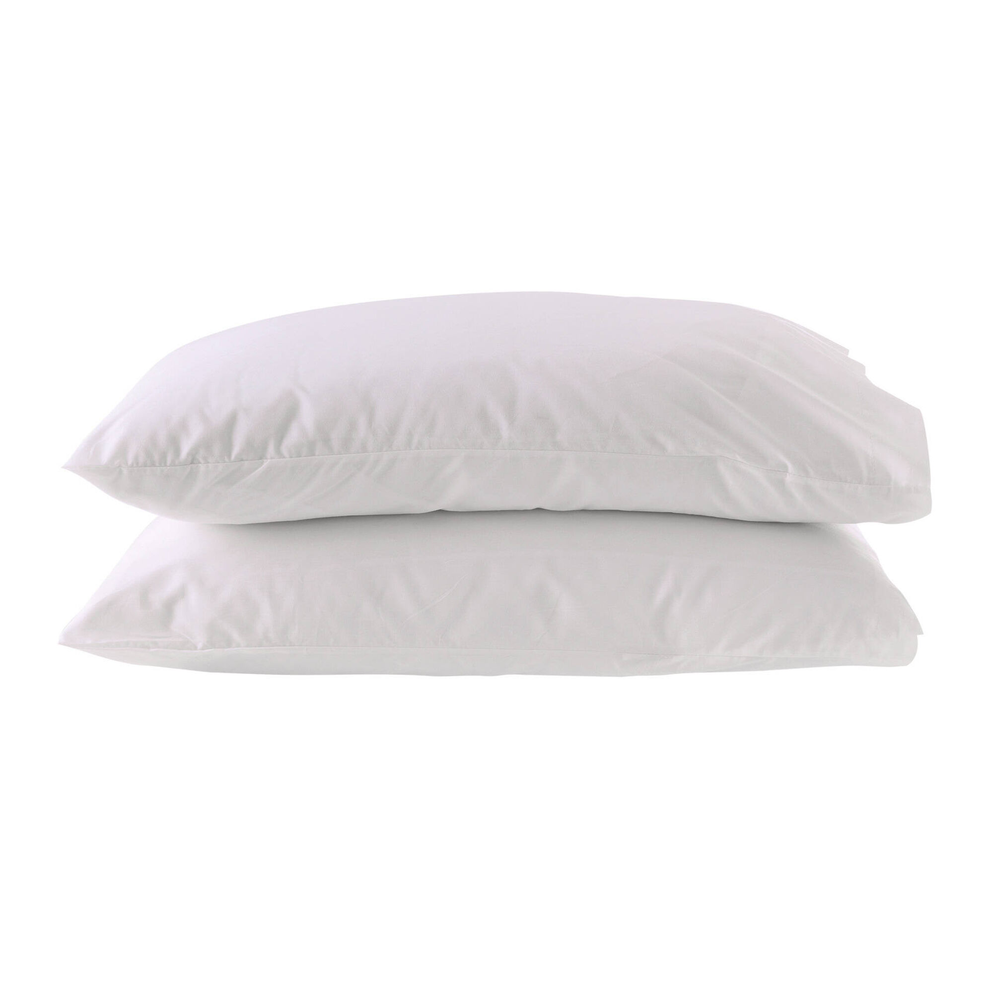 Conjunto 2 Fronhas Percal 50x70cm Brancas