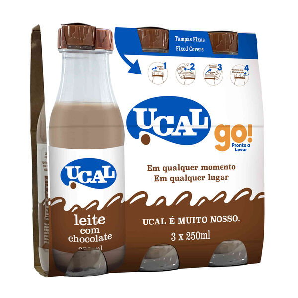Leite Achocolatado Go! Ucal