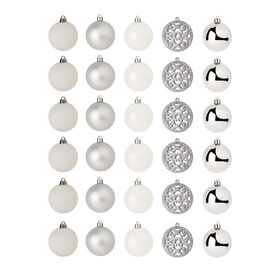 Conjunto 30 Bolas Douradas e Rose Gold