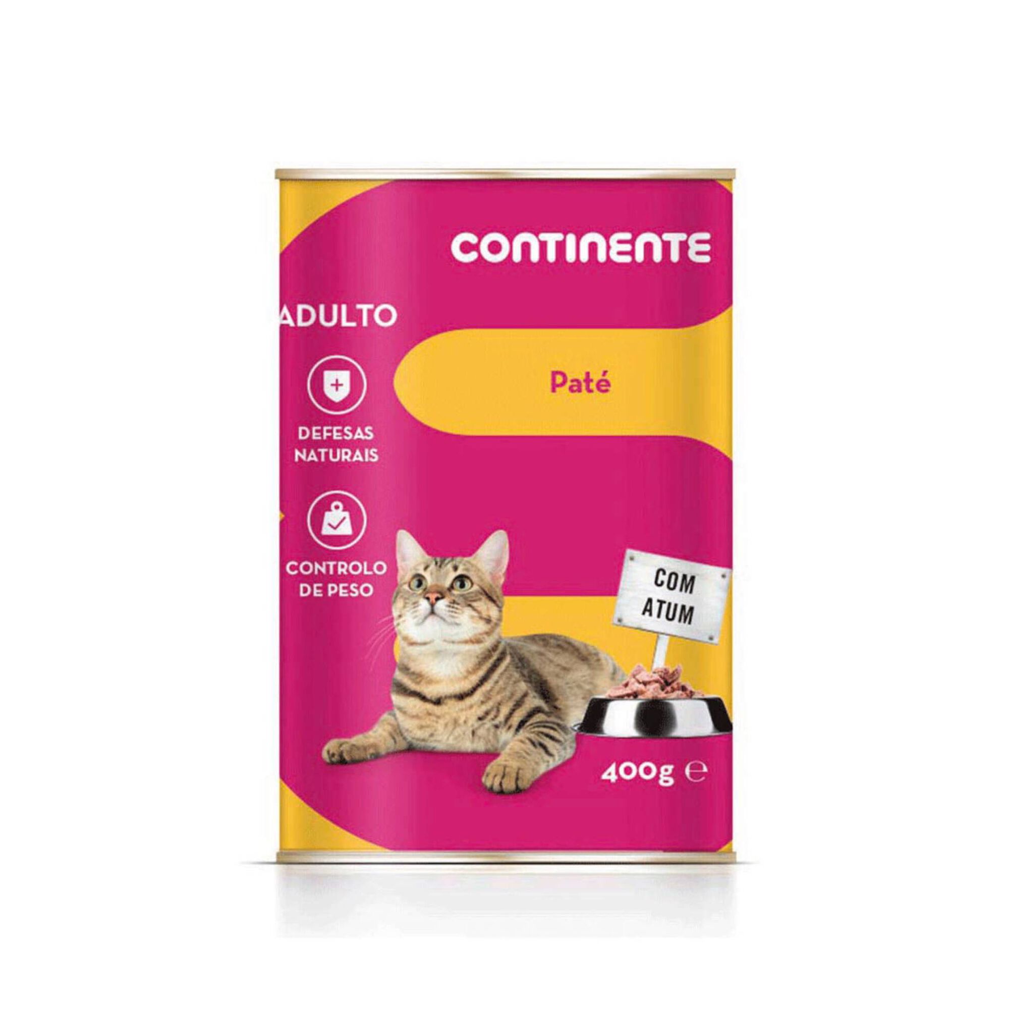 Comida Húmida para Gato Adulto Patê Atum Lata