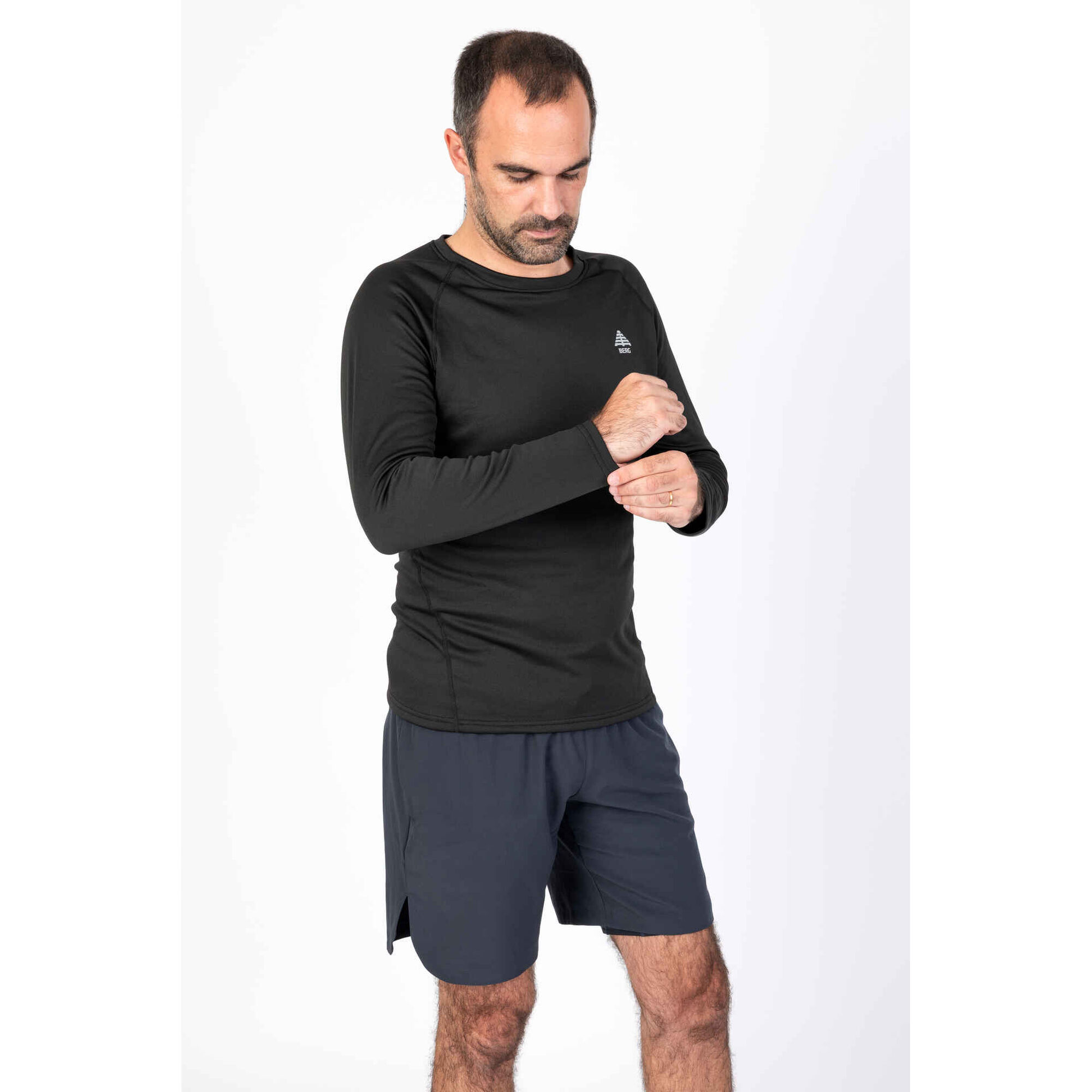 Camisola T&eacute;rmica 180gsm Preta