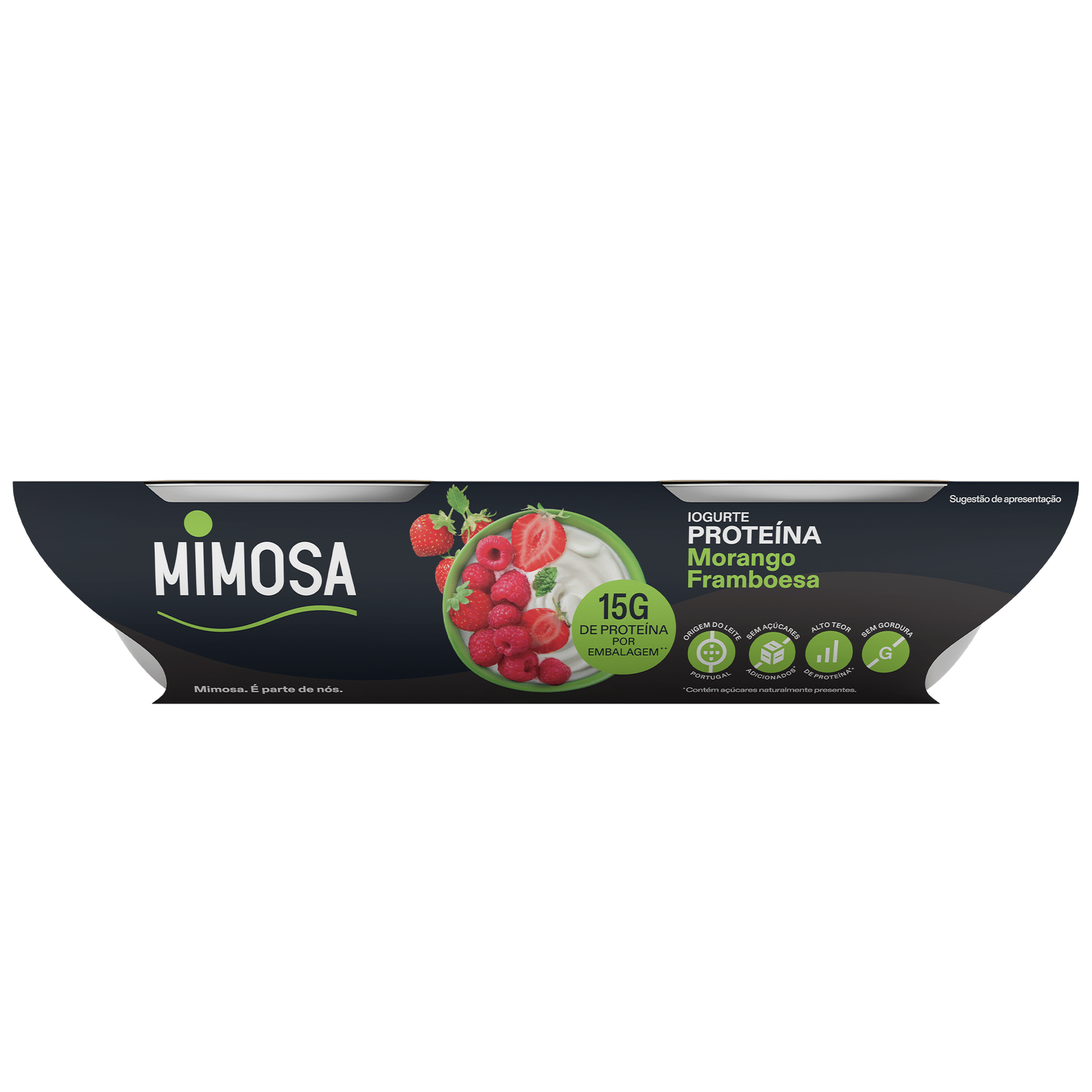 Iogurte Proteína Morango e Framboesa