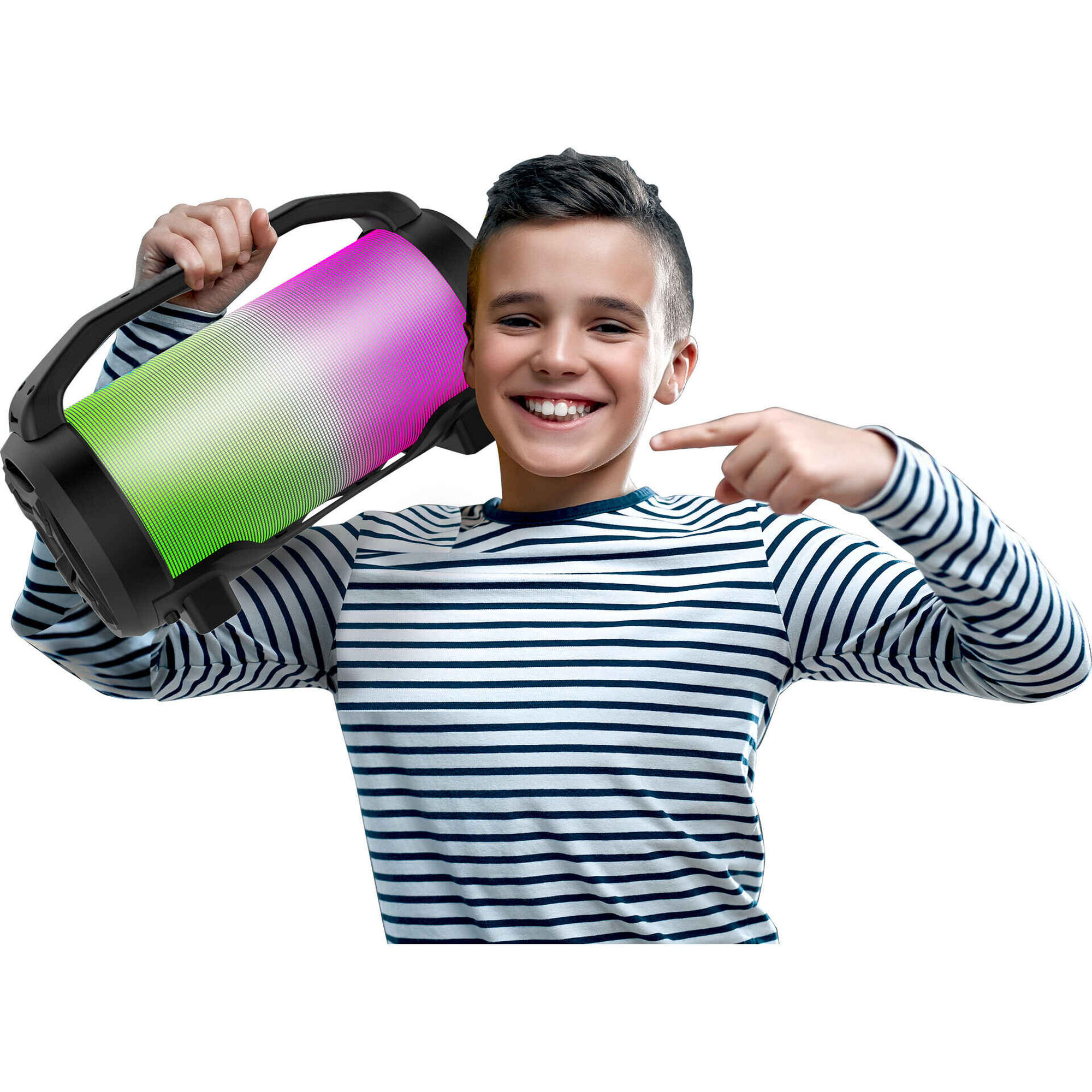 Coluna de Som Cyclone com Microfone