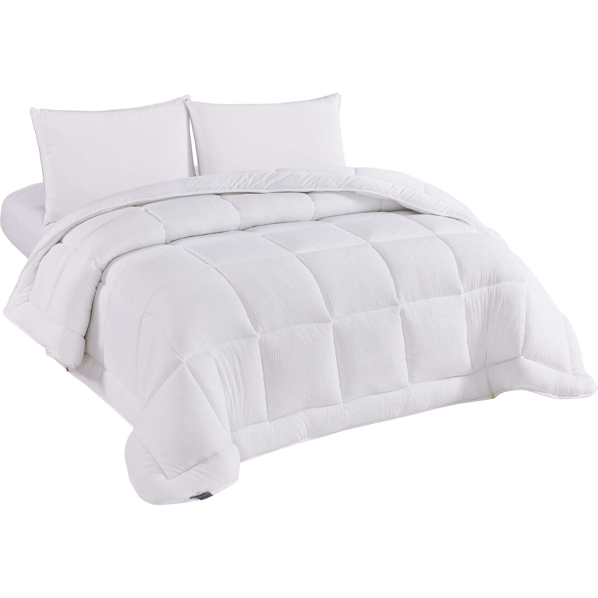 Edred&atilde;o  Washed 260x240cm Branco Kasa