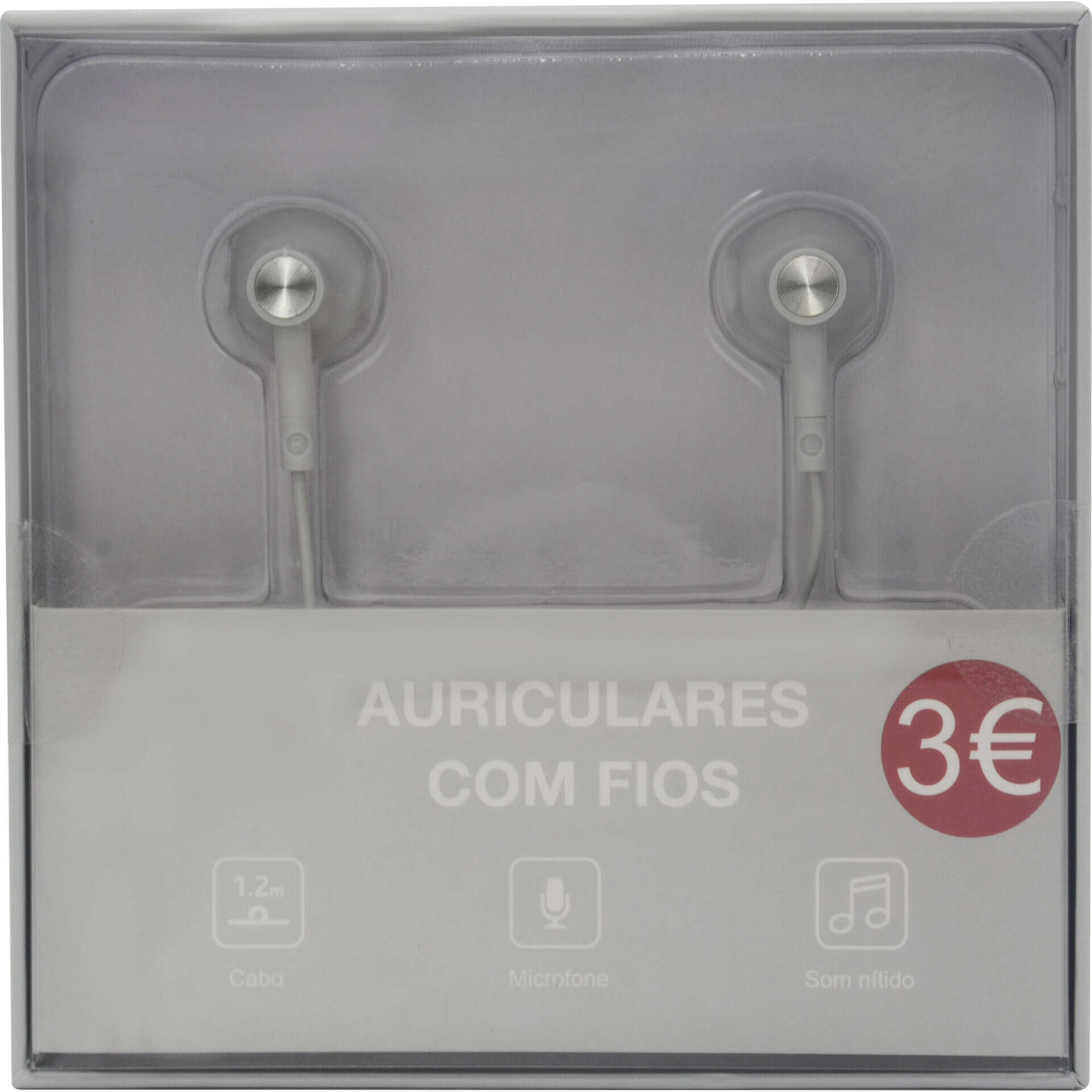 Auriculares com Fios Mate 1,2m&nbsp;