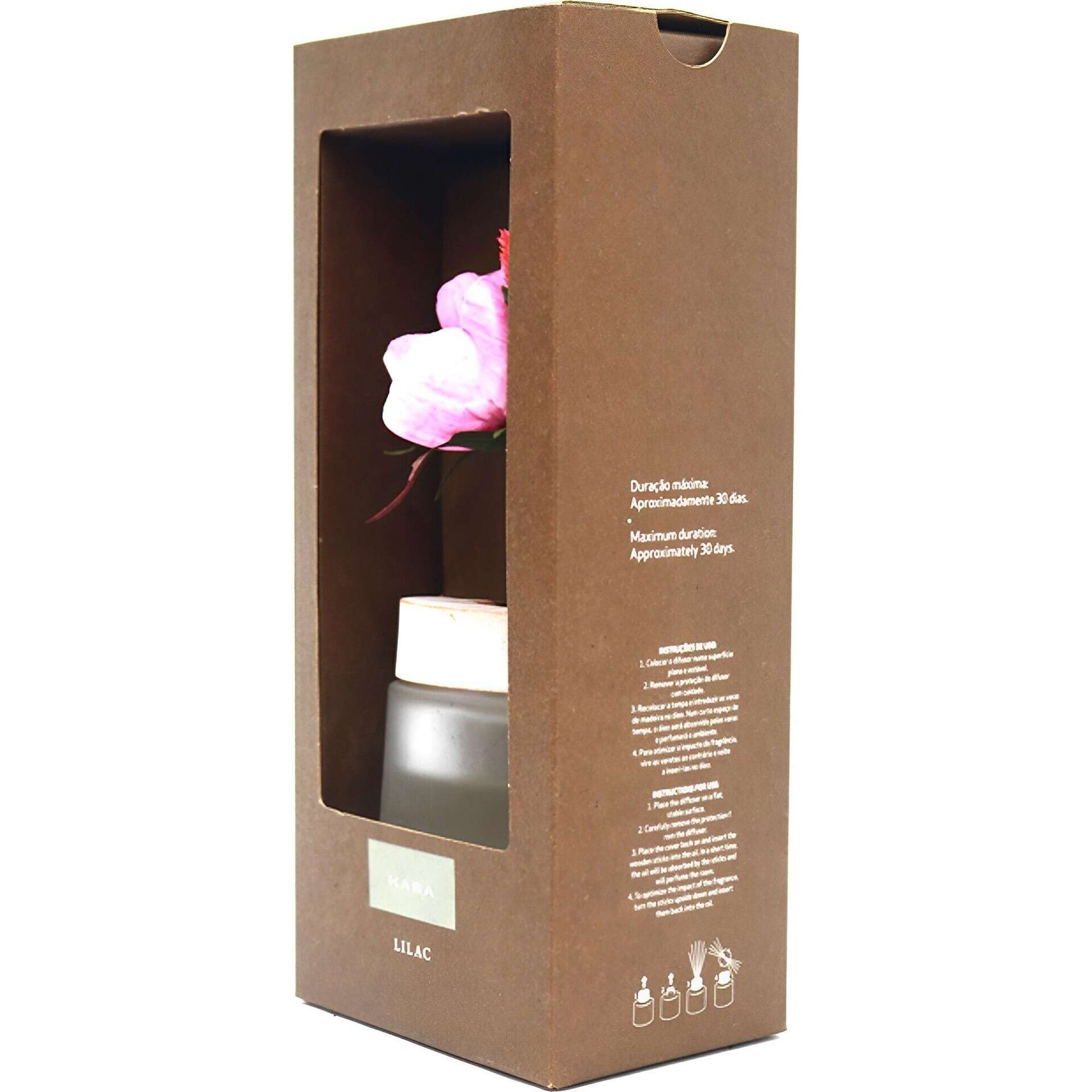 Ambientador Sticks Perfumados 100ml com Flor Vermelha e Rosa Kasa