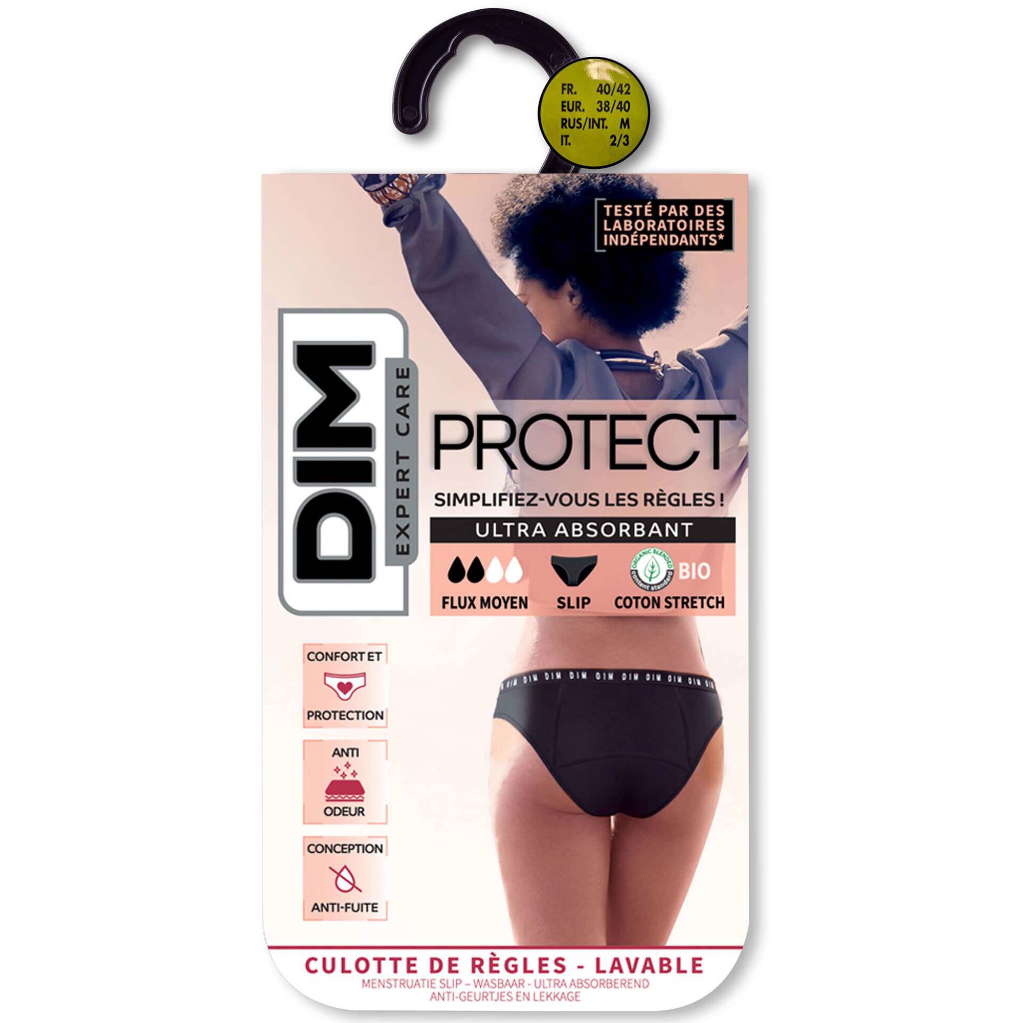 Cuecas Menstruais Expert para Fluxo Ligeiro M