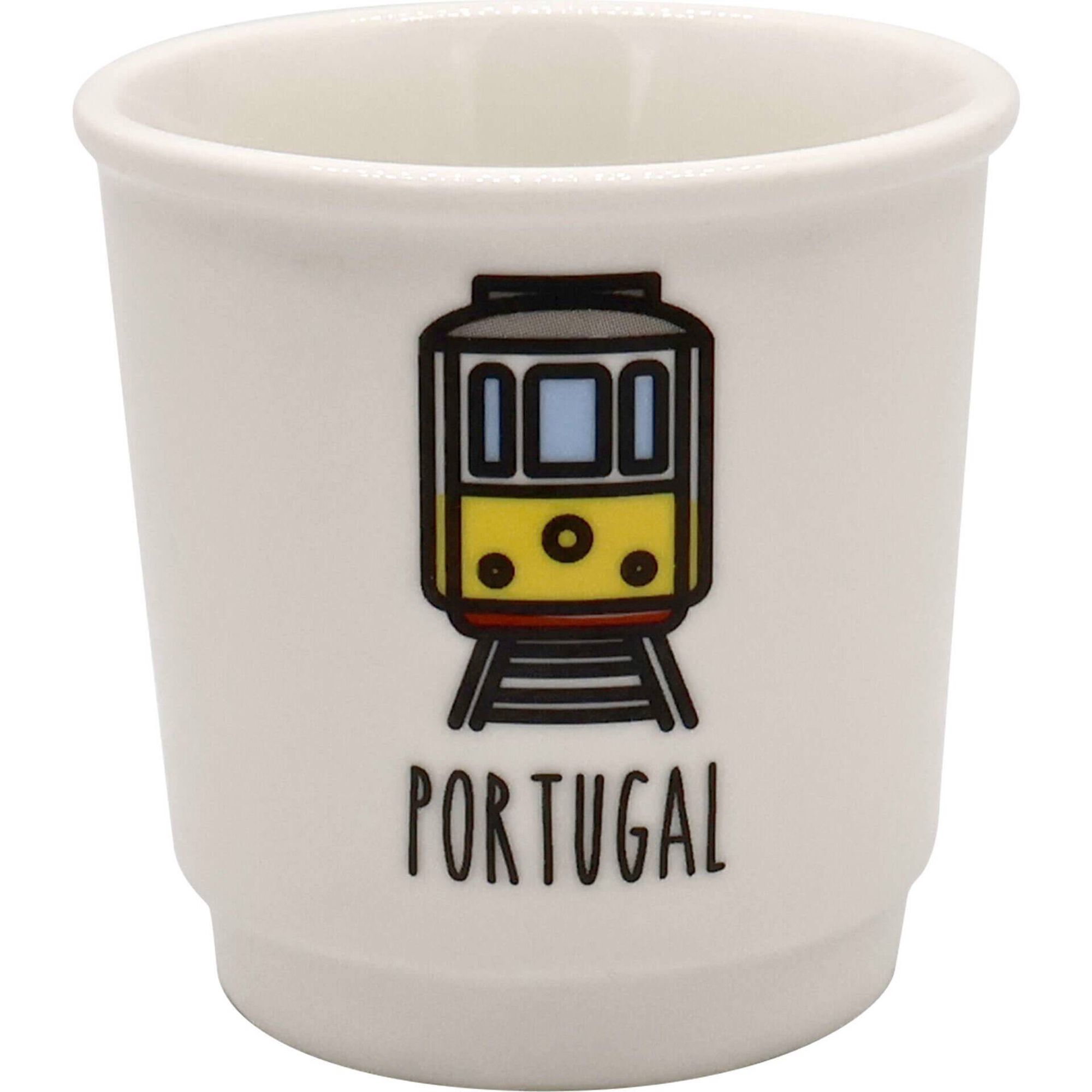 Conjunto 4 Copos de Caf&eacute; 90ml Turismo Kasa