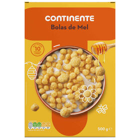 Bolas de Cereais de Milho com Mel