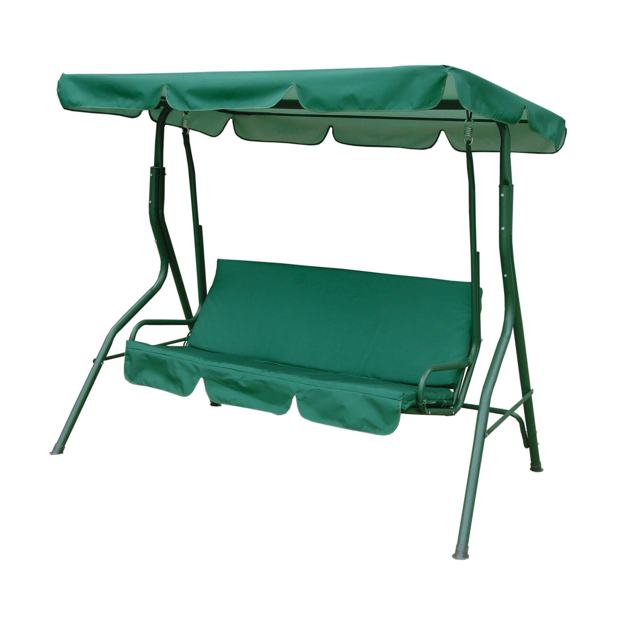 Baloi&ccedil;o 3 Lugares Metal Verde Kasa