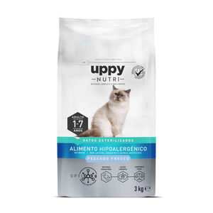 Ração para Gato Esterilizado Sem Cereais Salmão Uppy Nutri