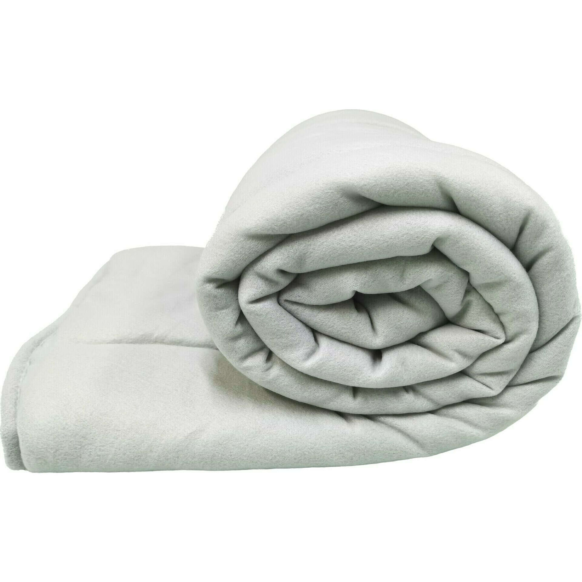 Edredão Polar Liso Cinza