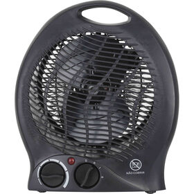 Termoventilador Compacto Port&aacute;til Preto Bazar&atilde;o