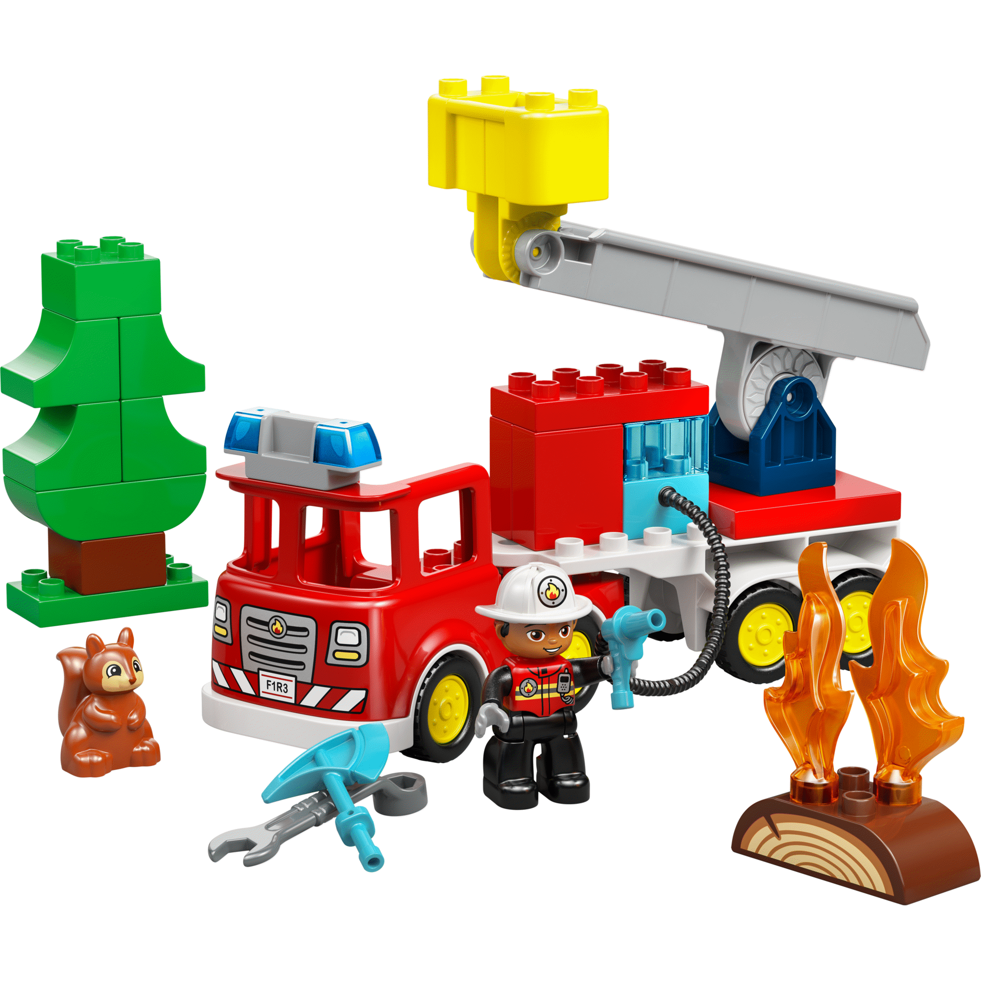 LEGO Duplo - Cami&atilde;o dos Bombeiros com Mangueira e Bombeiro - 10473