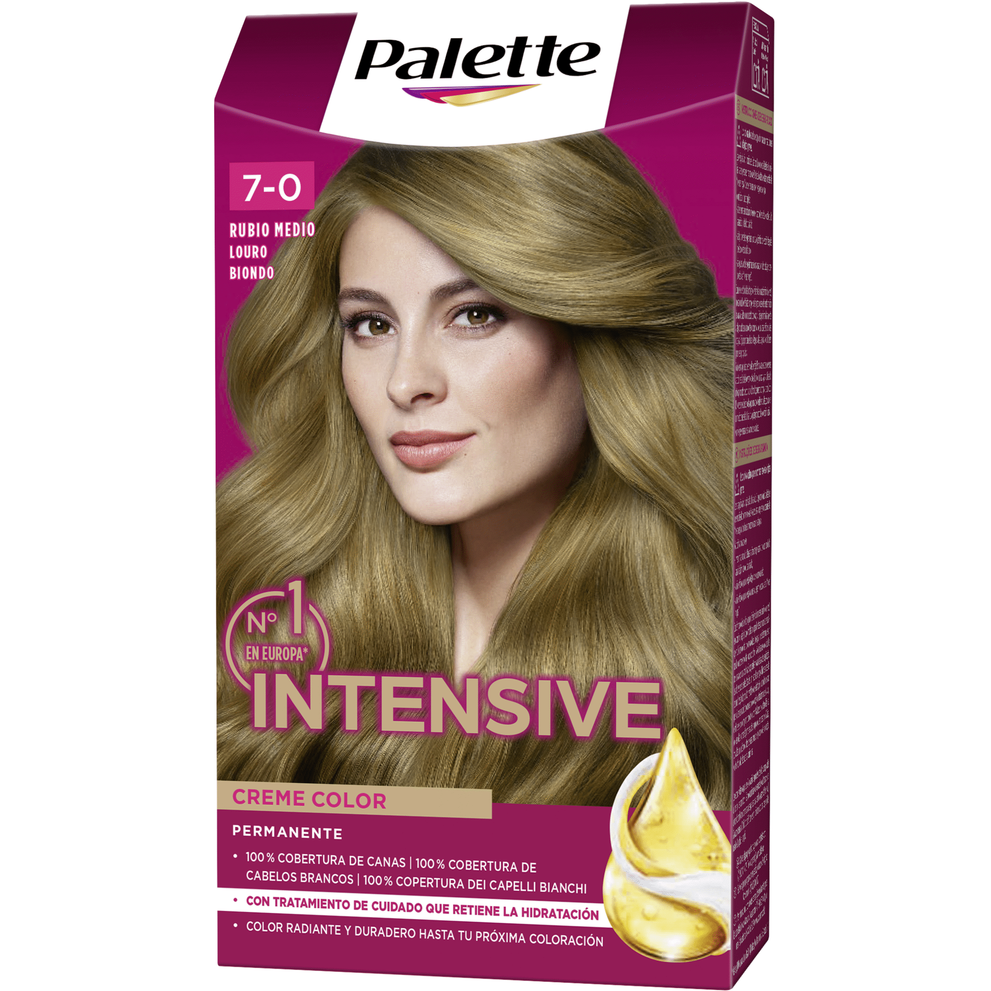 Coloração Permanente Intensive Louro 7.0