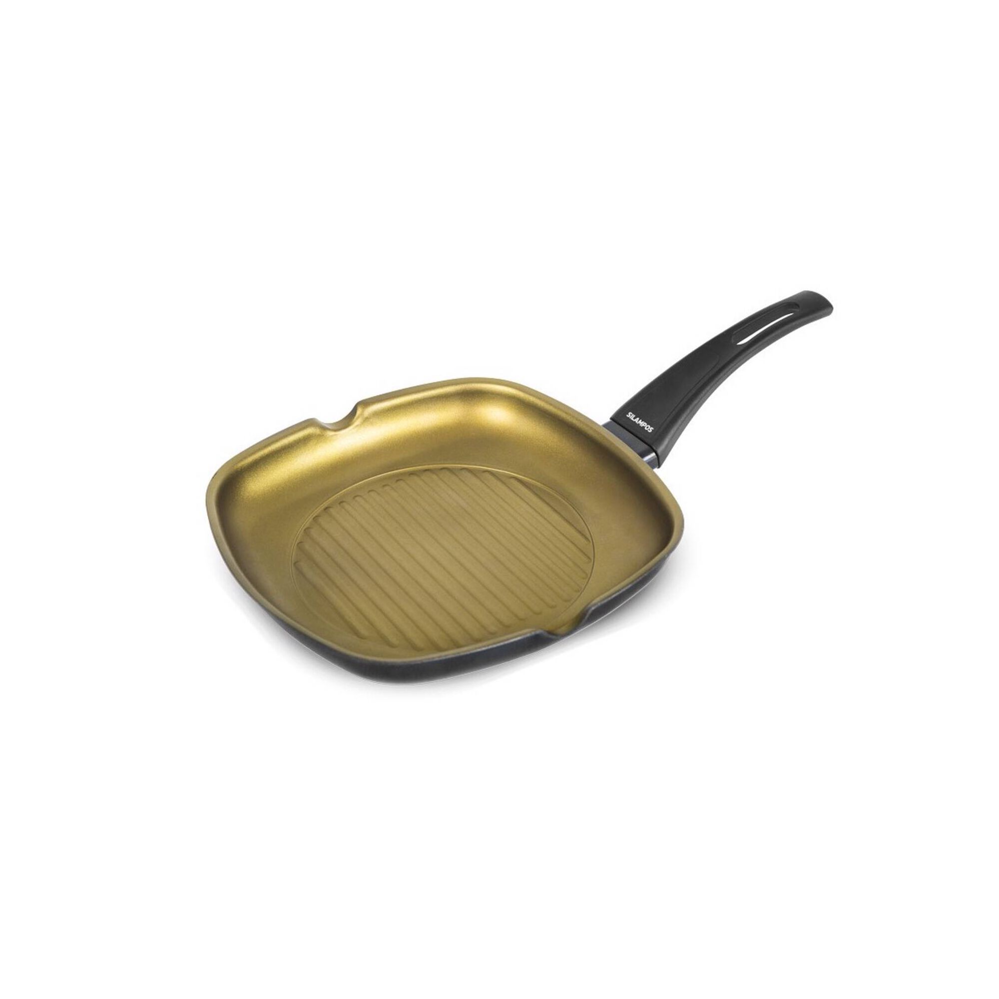 Grelhador Antiaderente Alumínio 26x26cm Oliva Grelhador Antiaderente Alumínio 26x26cm Oliva