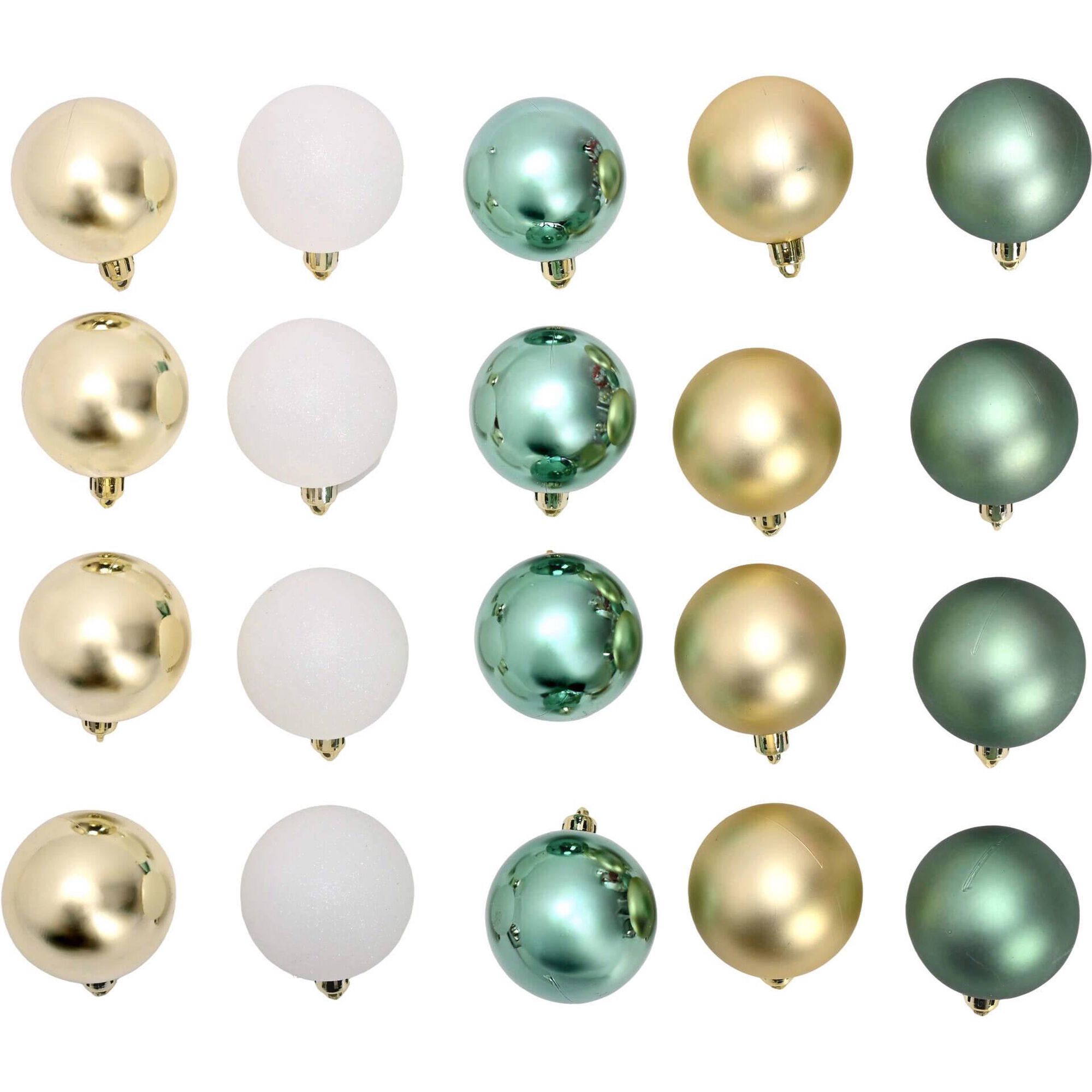 Conjunto 30 Bolas de Natal Flora Kasa