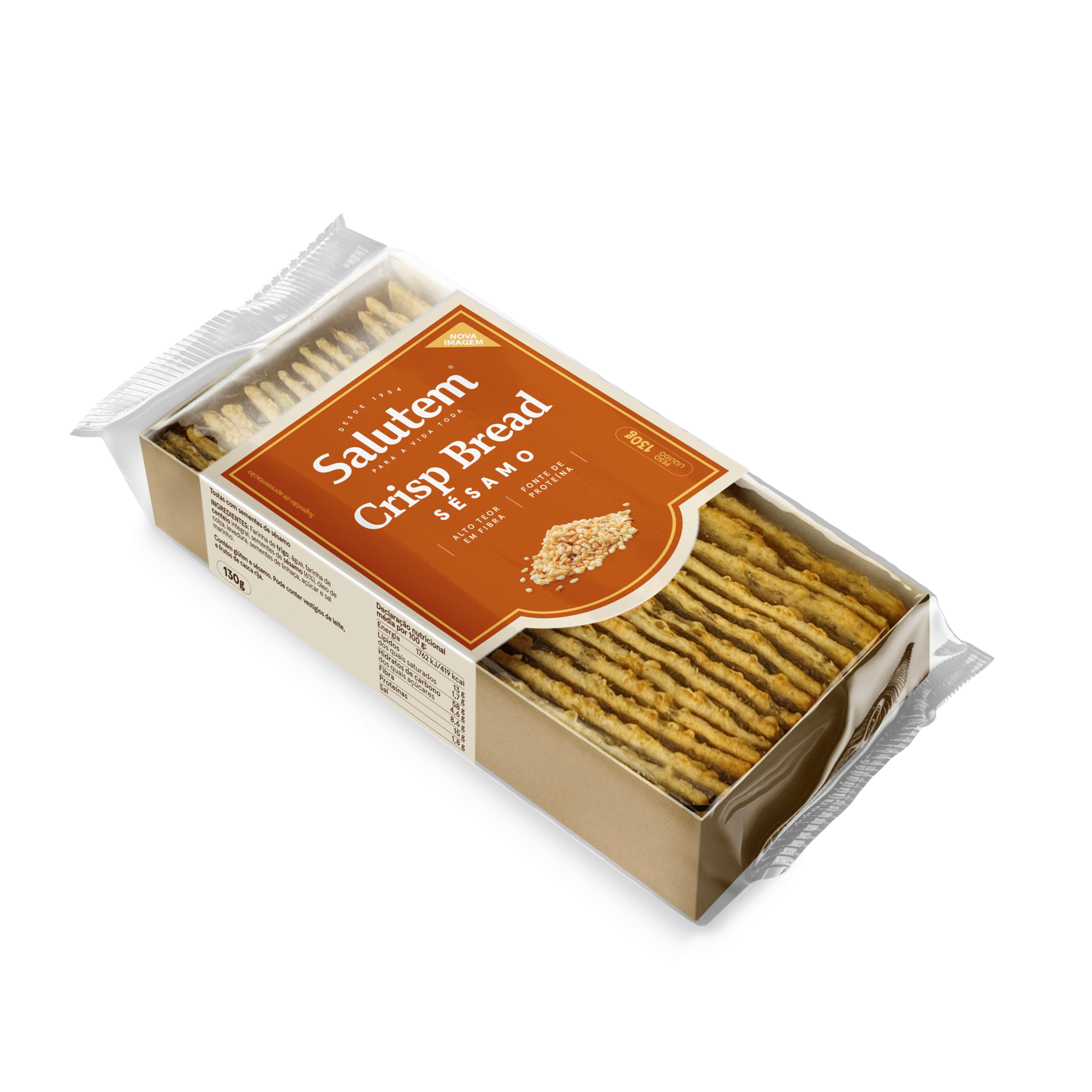 Bolacha Crisp Bread S&eacute;samo Salutem