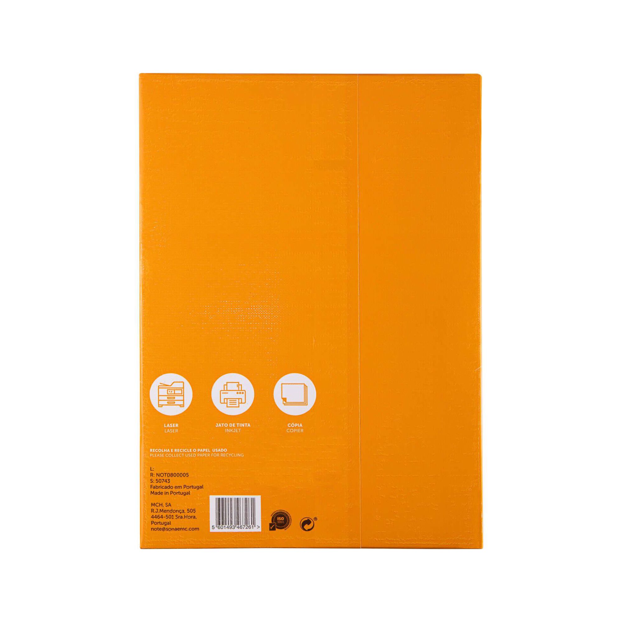 Resma de Papel de Impressão A4 500 Folhas 80g/m2