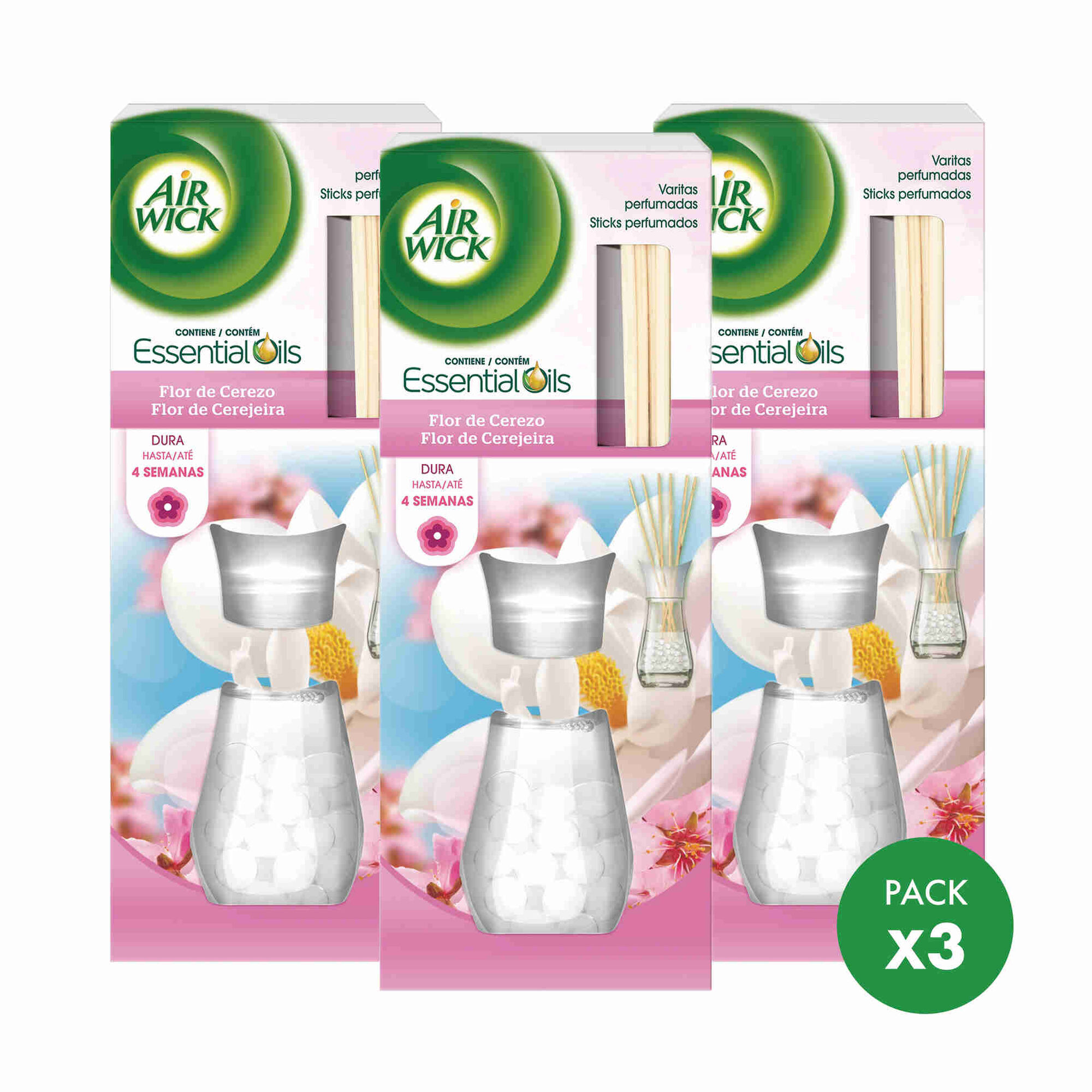 Ambientador Stick Perfumado Flor de Cerejeira