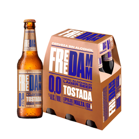 Cerveja sem &Aacute;lcool Tostada Estrela Damm
