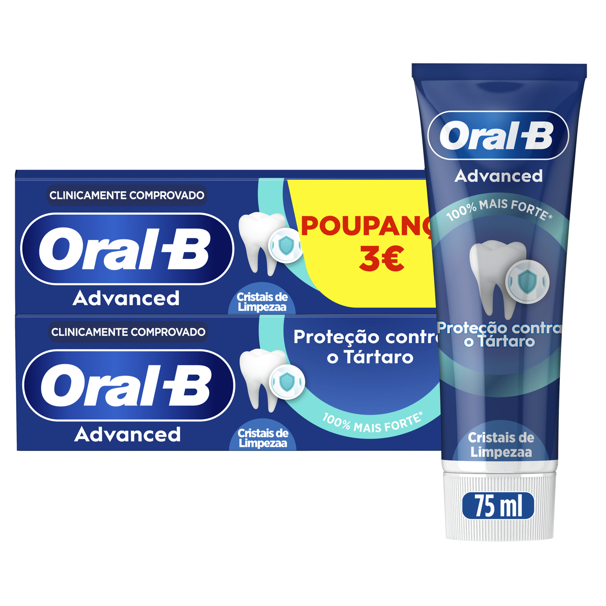 Pasta de Dentes Advanced Controlo Tártaro