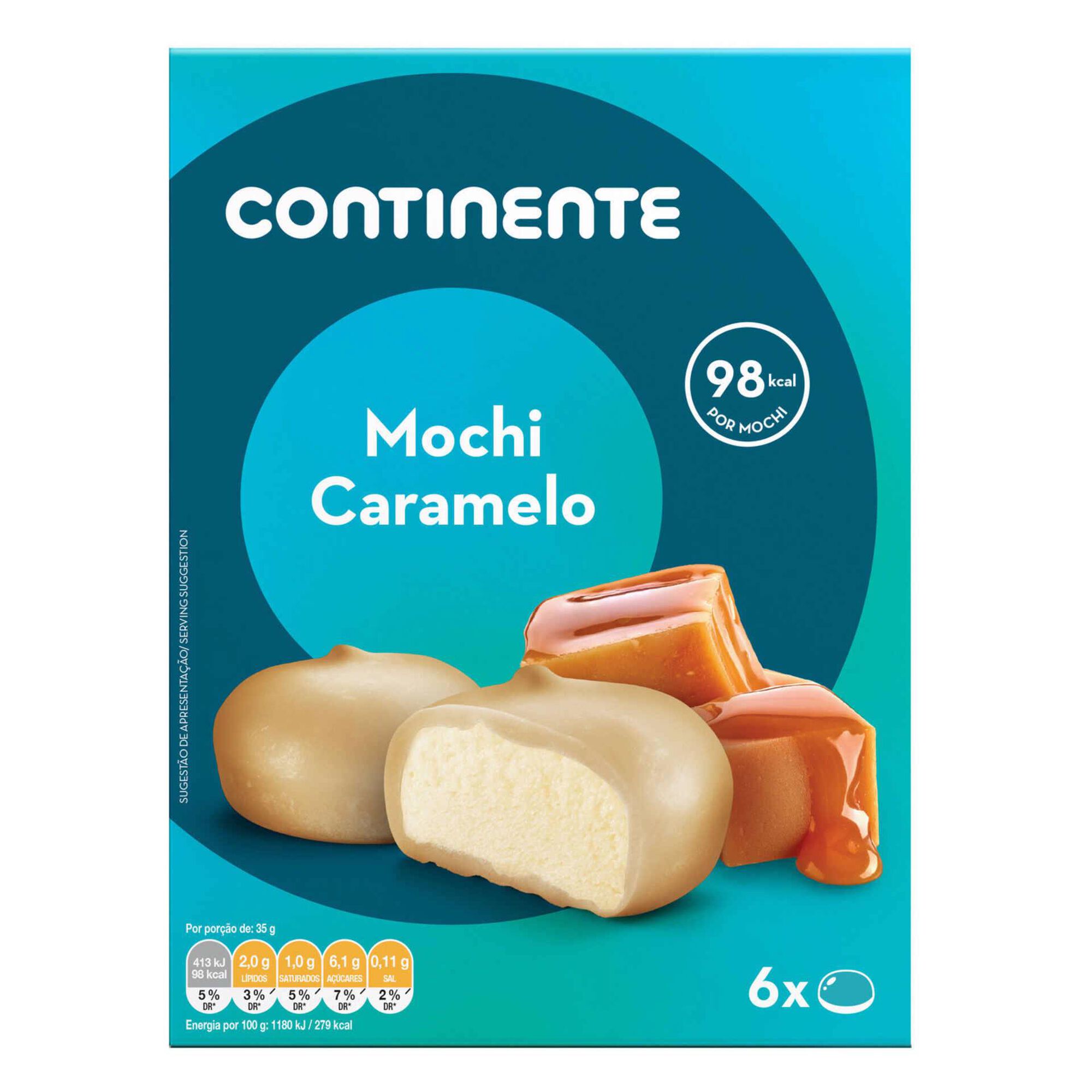 Gelado Mochi Caramelo