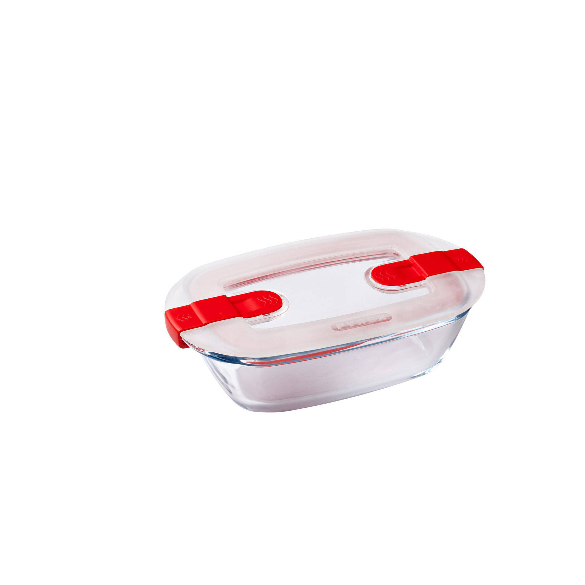 Caixa Herm&eacute;tica Retangular Vidro Pyrex