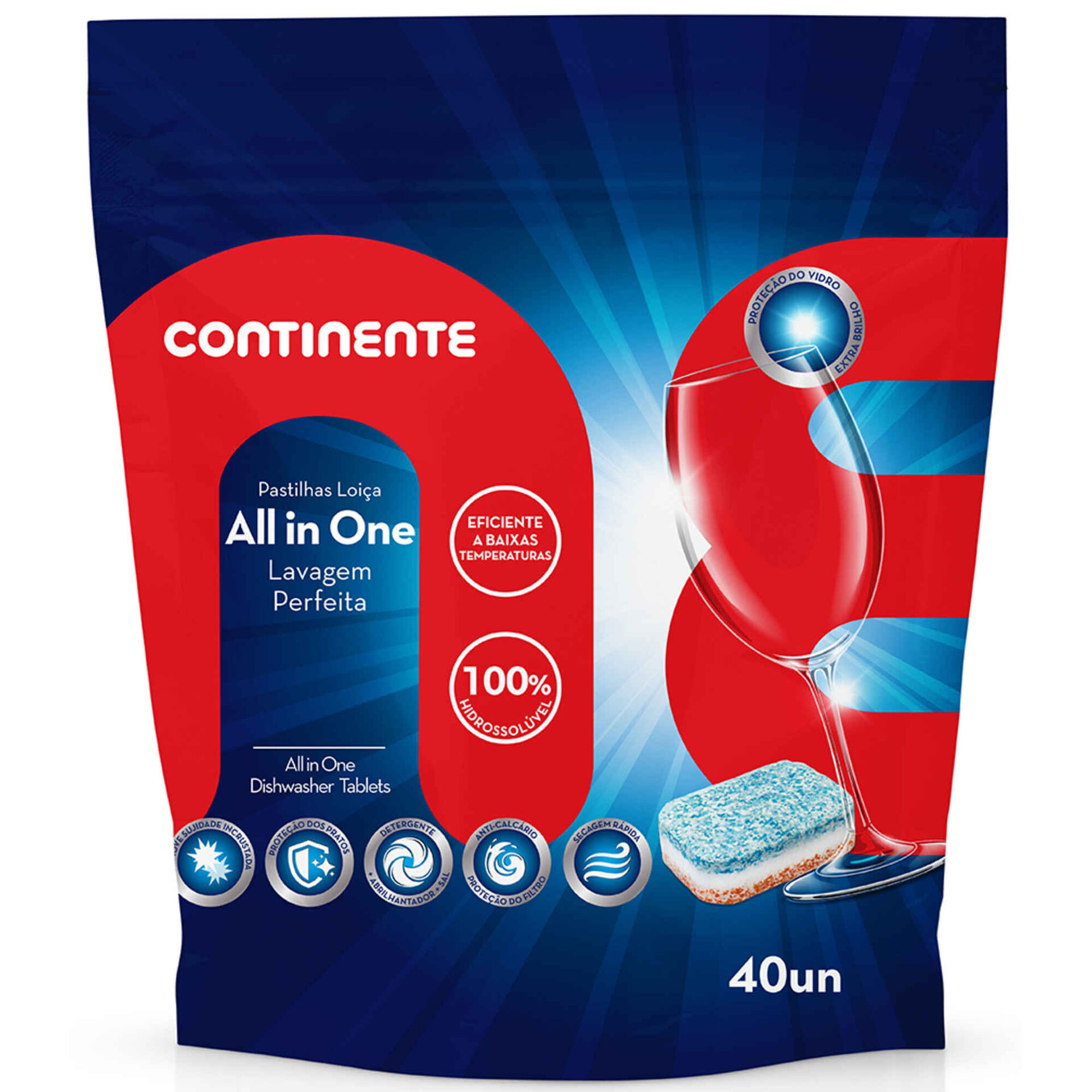 Detergente Máquina Loiça Pastilhas All in One