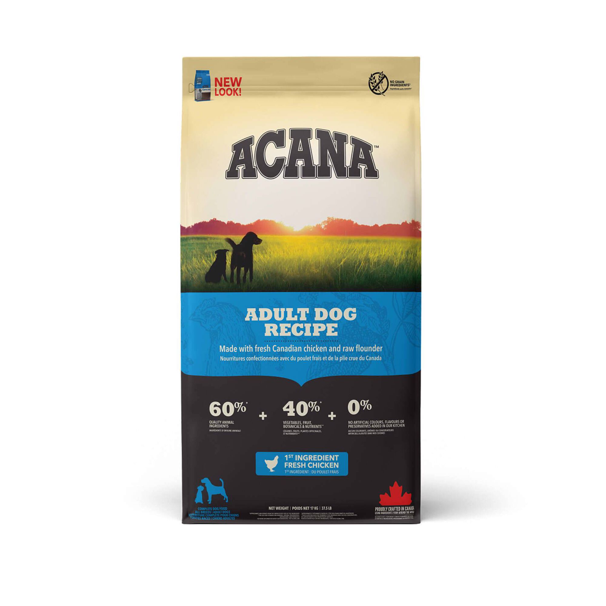 Ra&ccedil;&atilde;o para C&atilde;o Adulto Recipe Acana
