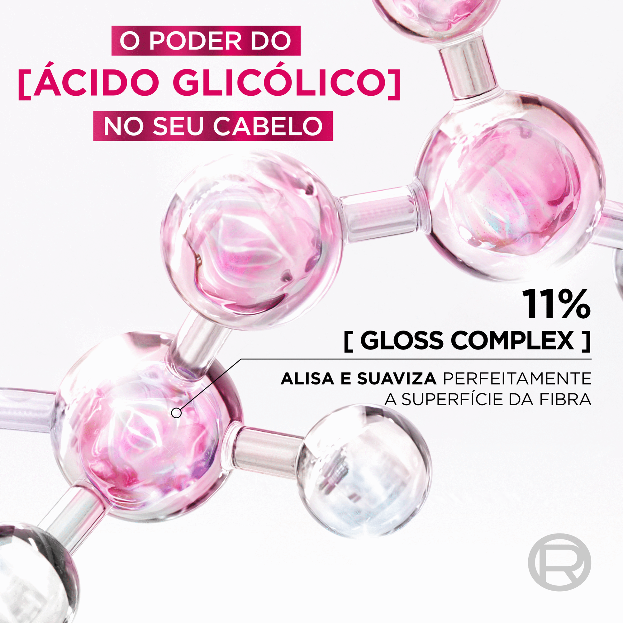 Condicionador Glycolic Gloss L'Or&eacute;al Paris Elvive