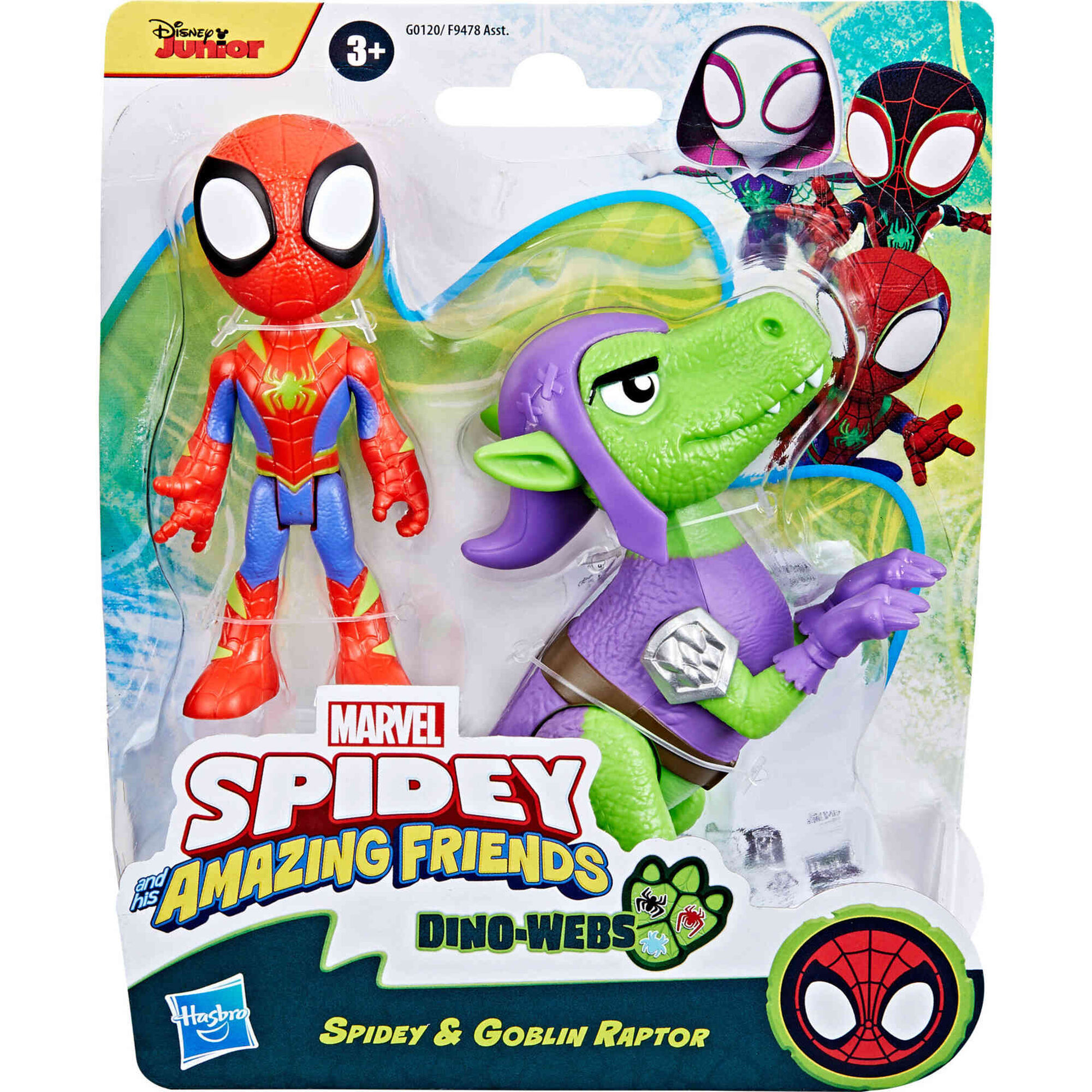 Figuras Spidey Heróis Dino-Webs (vários modelos)