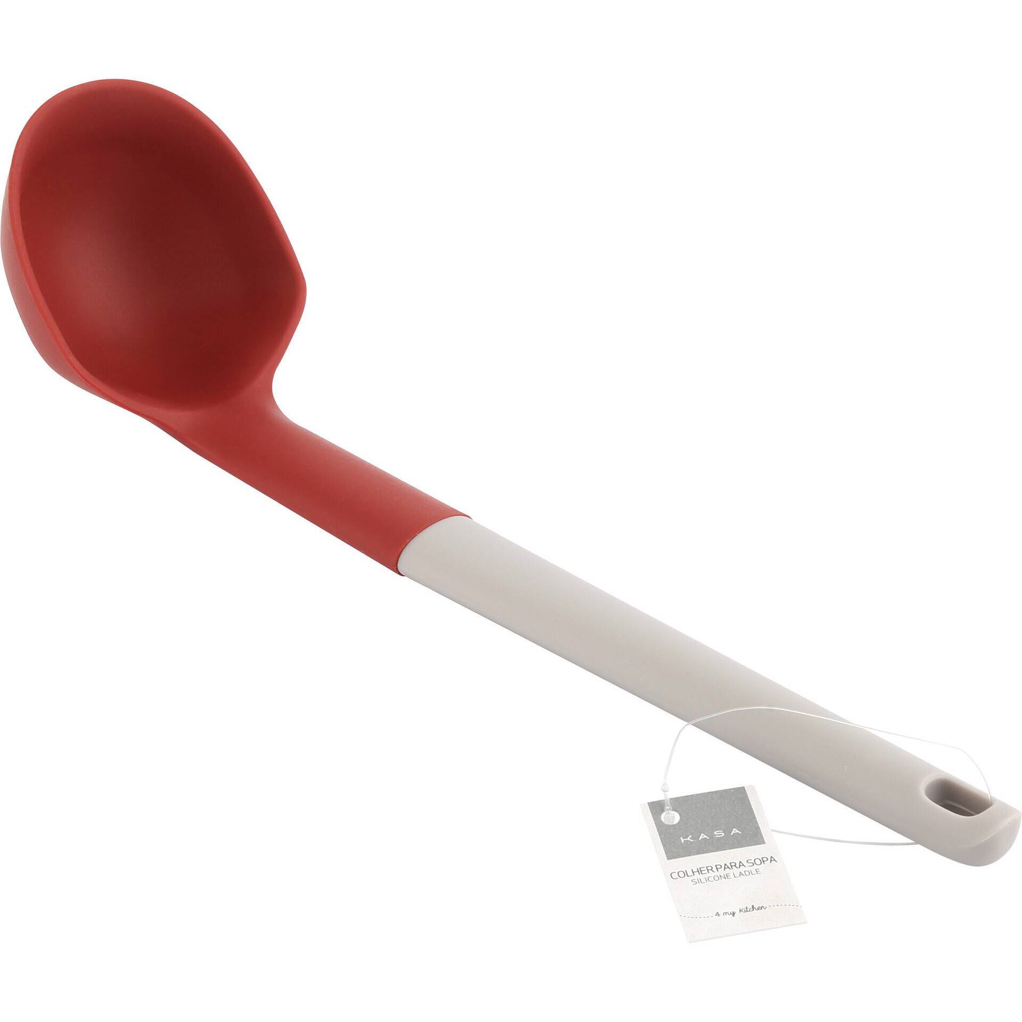 Colher para Sopa Vermelha 4 My Kitchen Kasa