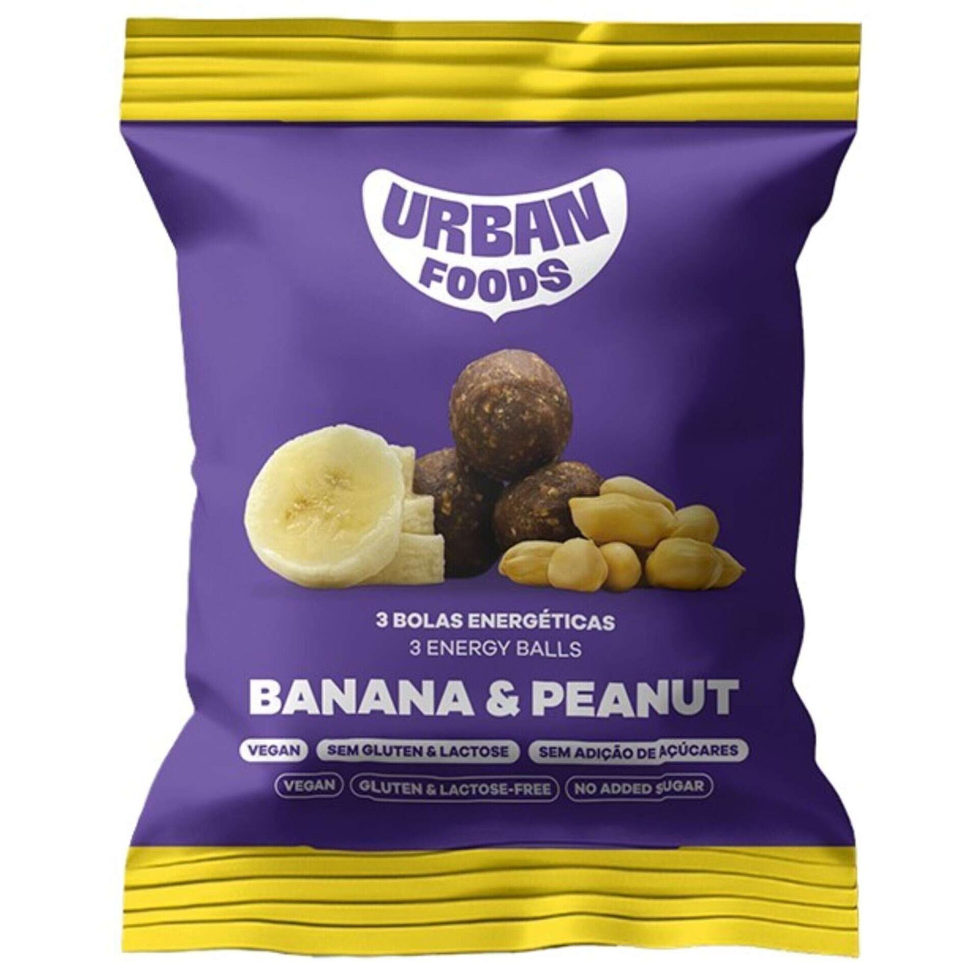 Bolas Energ&eacute;ticas de Banana e Amendoim Ippie Foods