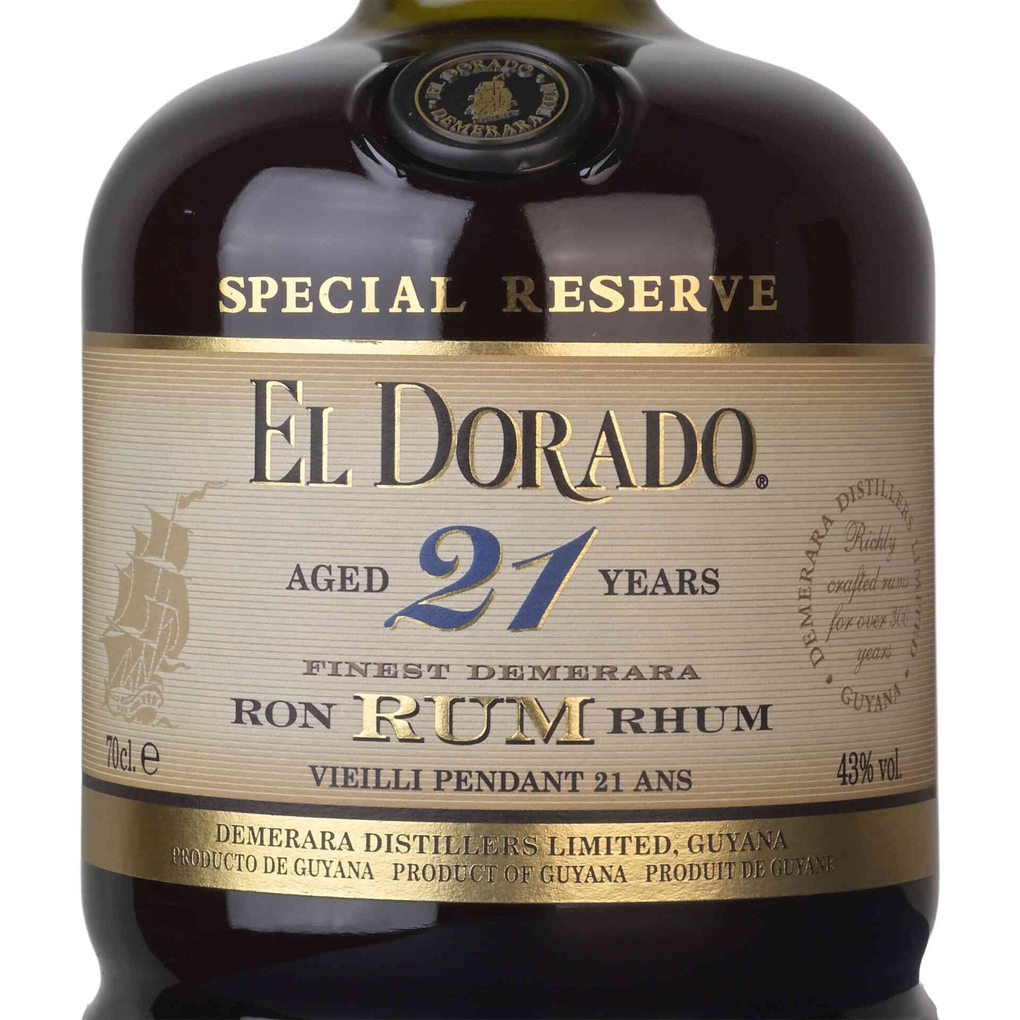 El Dorado Rum 21 Anos