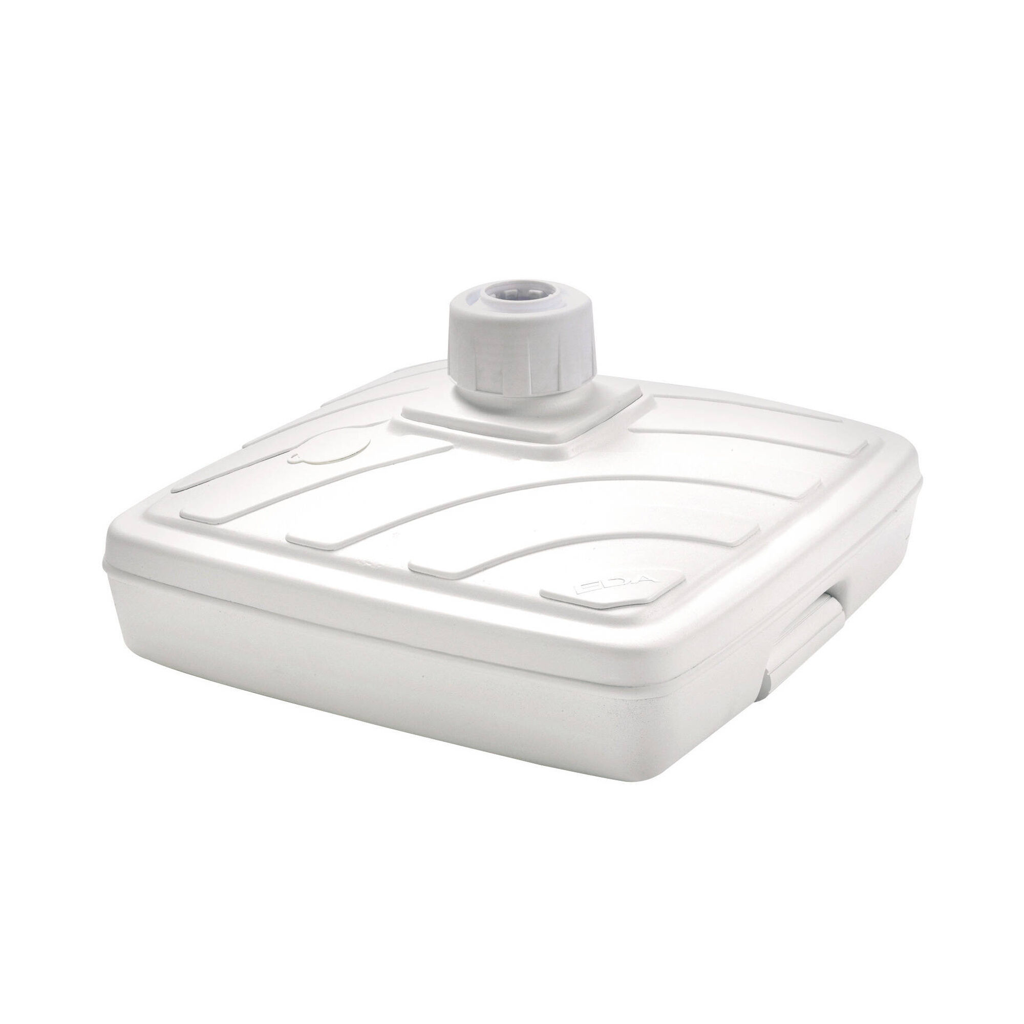 Base Quadrada para Guarda-sol Plástico 40L Branca