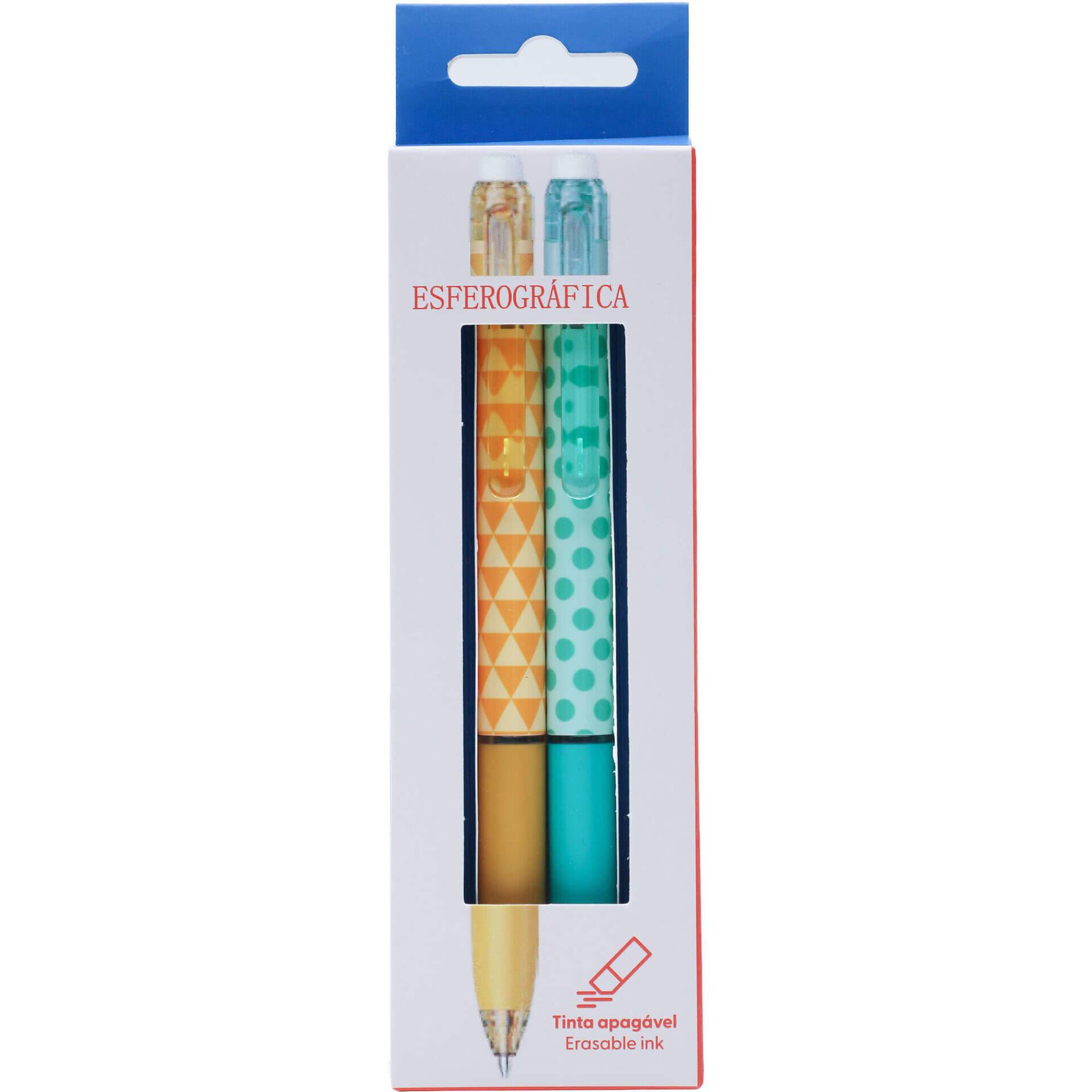 Esferogr&aacute;ficas Tinta Apag&aacute;vel Preta