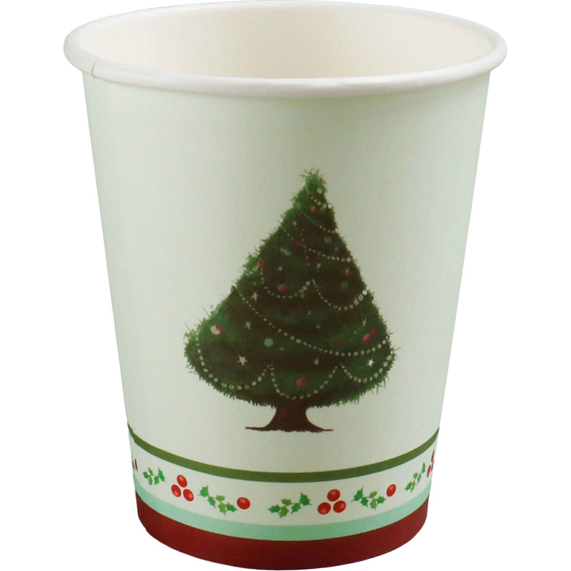 Conjunto 50 Copos 260ml &Aacute;rvore de Natal