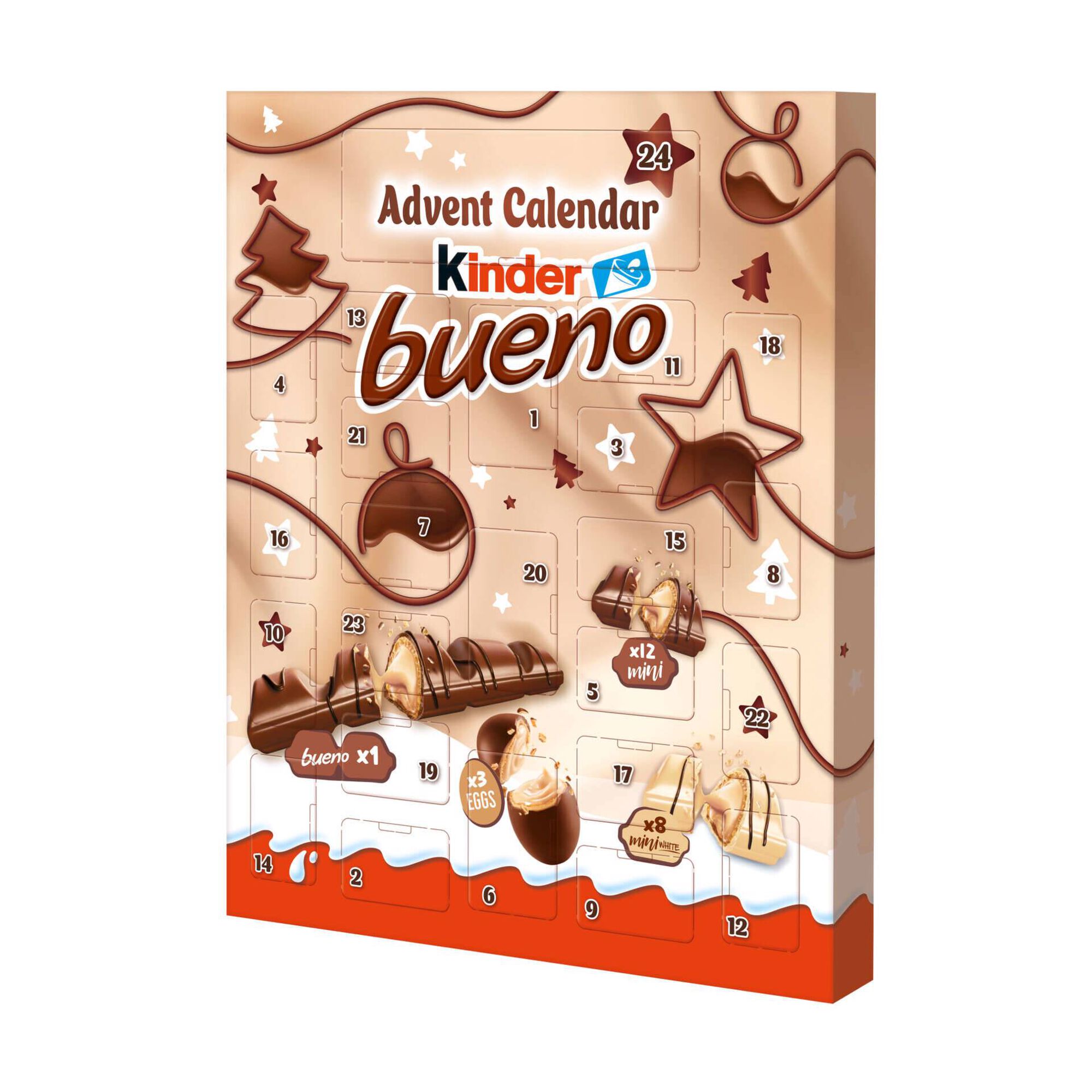 Calendário do Advento de Chocolate Kinder Bueno Calendário do Advento de Chocolate Kinder Bueno