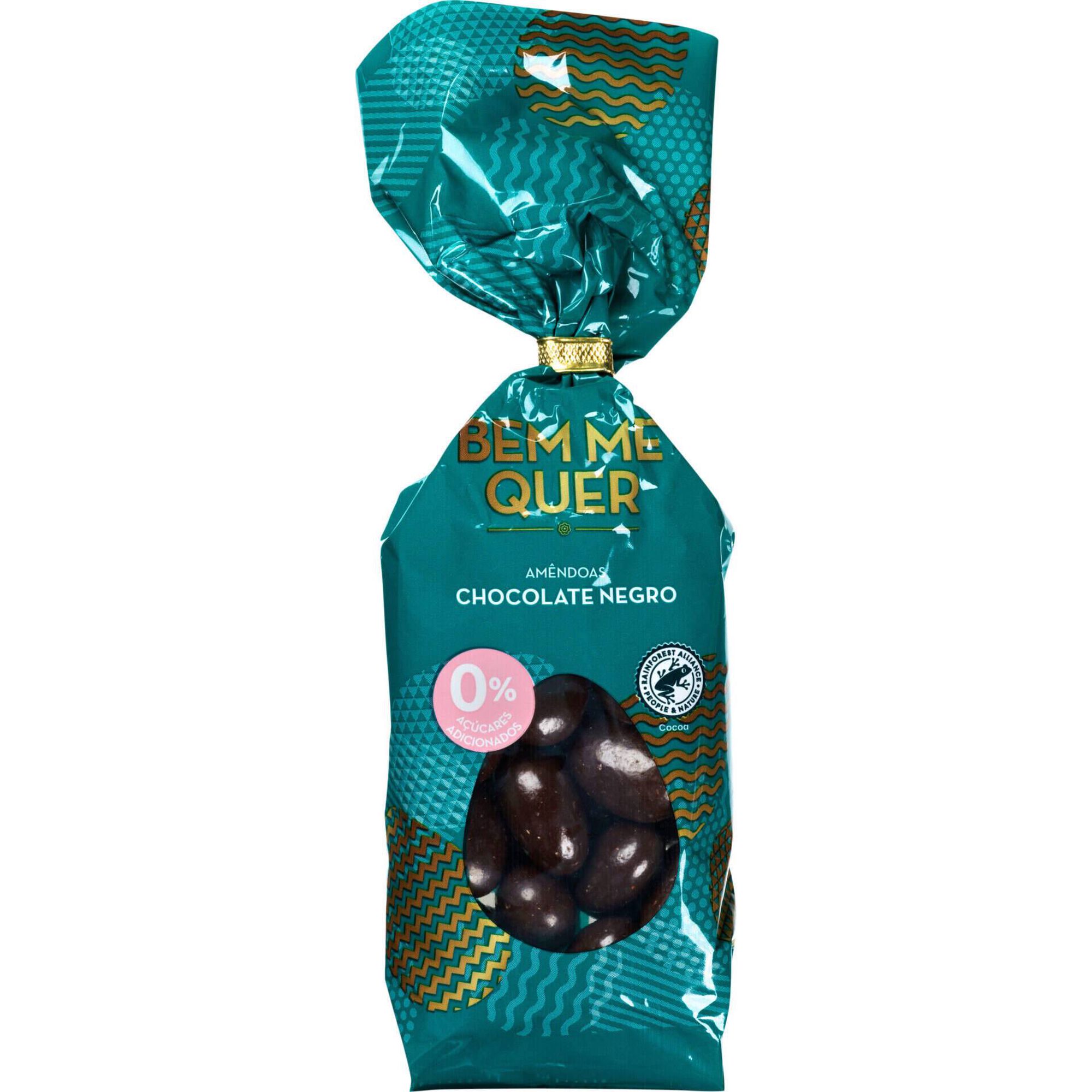 Am&ecirc;ndoas Chocolate Negro Bem Me Quer