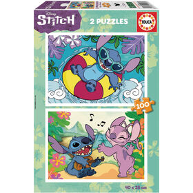 Educa - Puzzle Stitch 2x100 Pe&ccedil;as